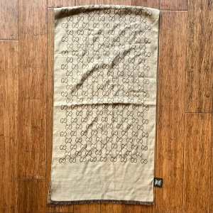 GUCCI GG Monogram Wool Blend Shawl TS4011
