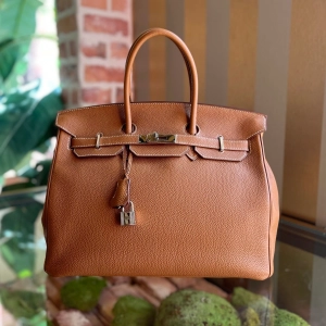 HERMES Birkin 35 Togo Satchel Bag