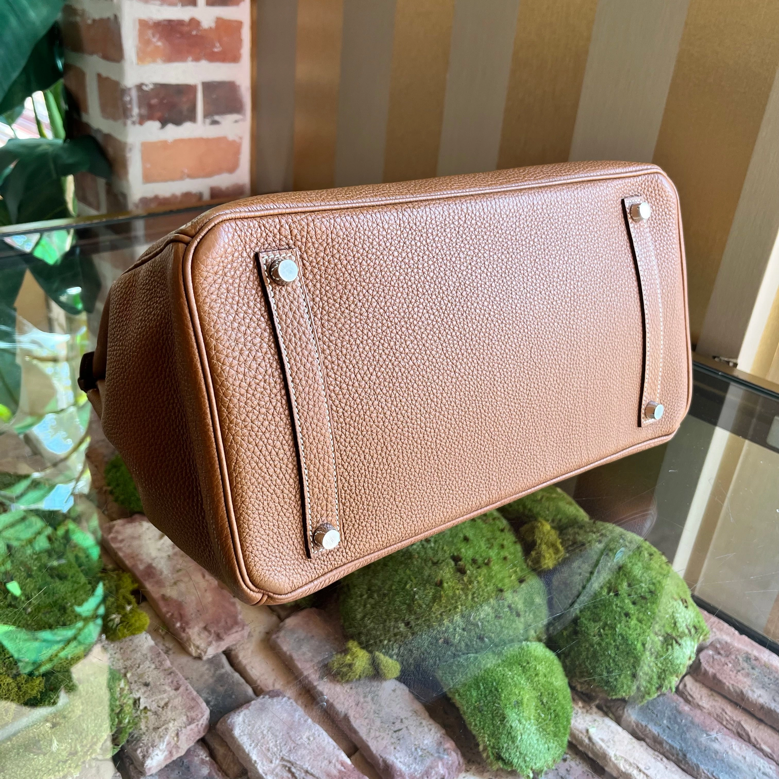 HERMES Birkin 35 Togo Satchel Bag