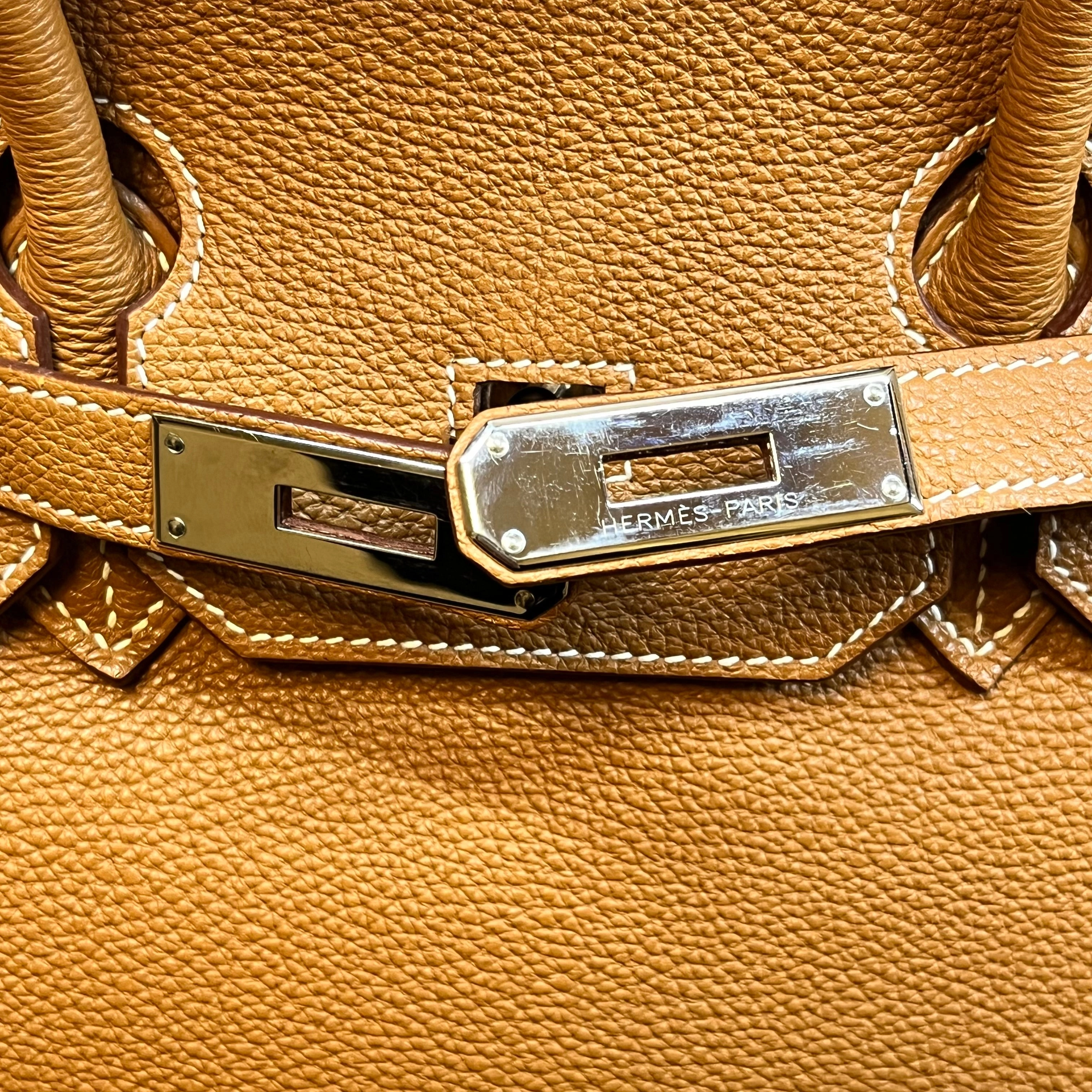 HERMES Birkin 35 Togo Satchel Bag