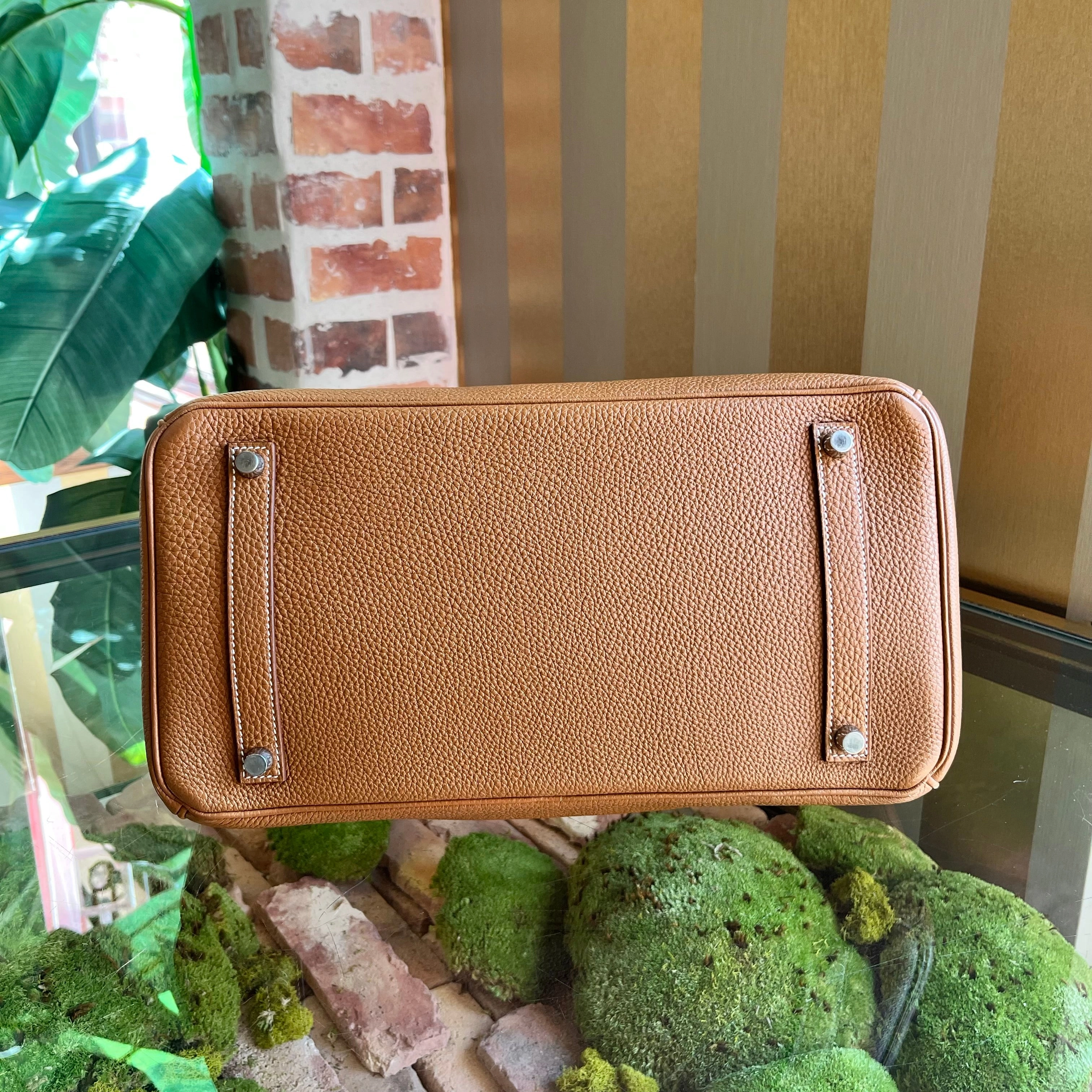 HERMES Birkin 35 Togo Satchel Bag