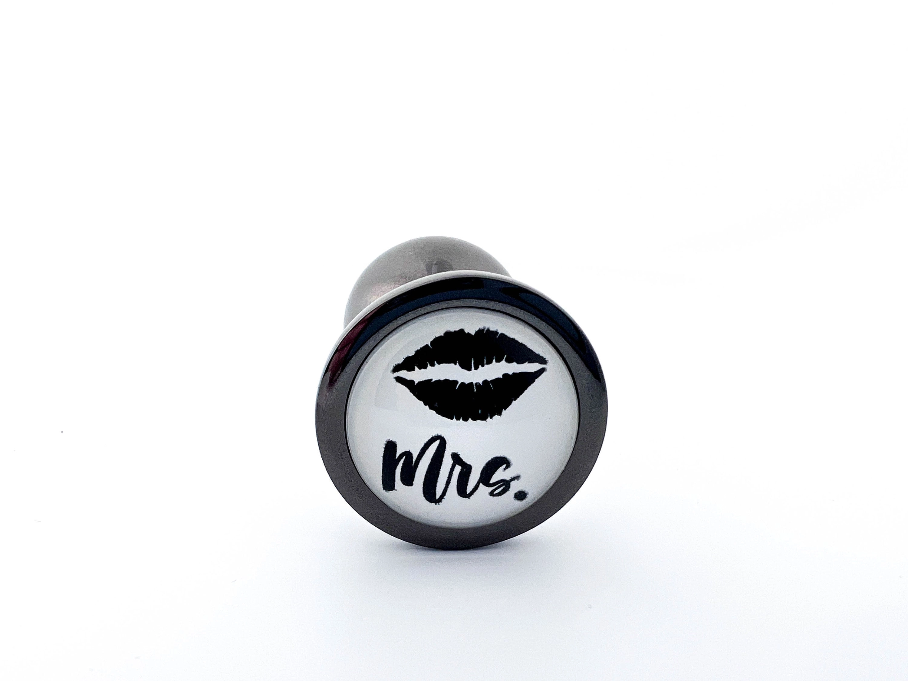 His or Hers Butt Plugs Featuring a Mustache or Sexy Lips