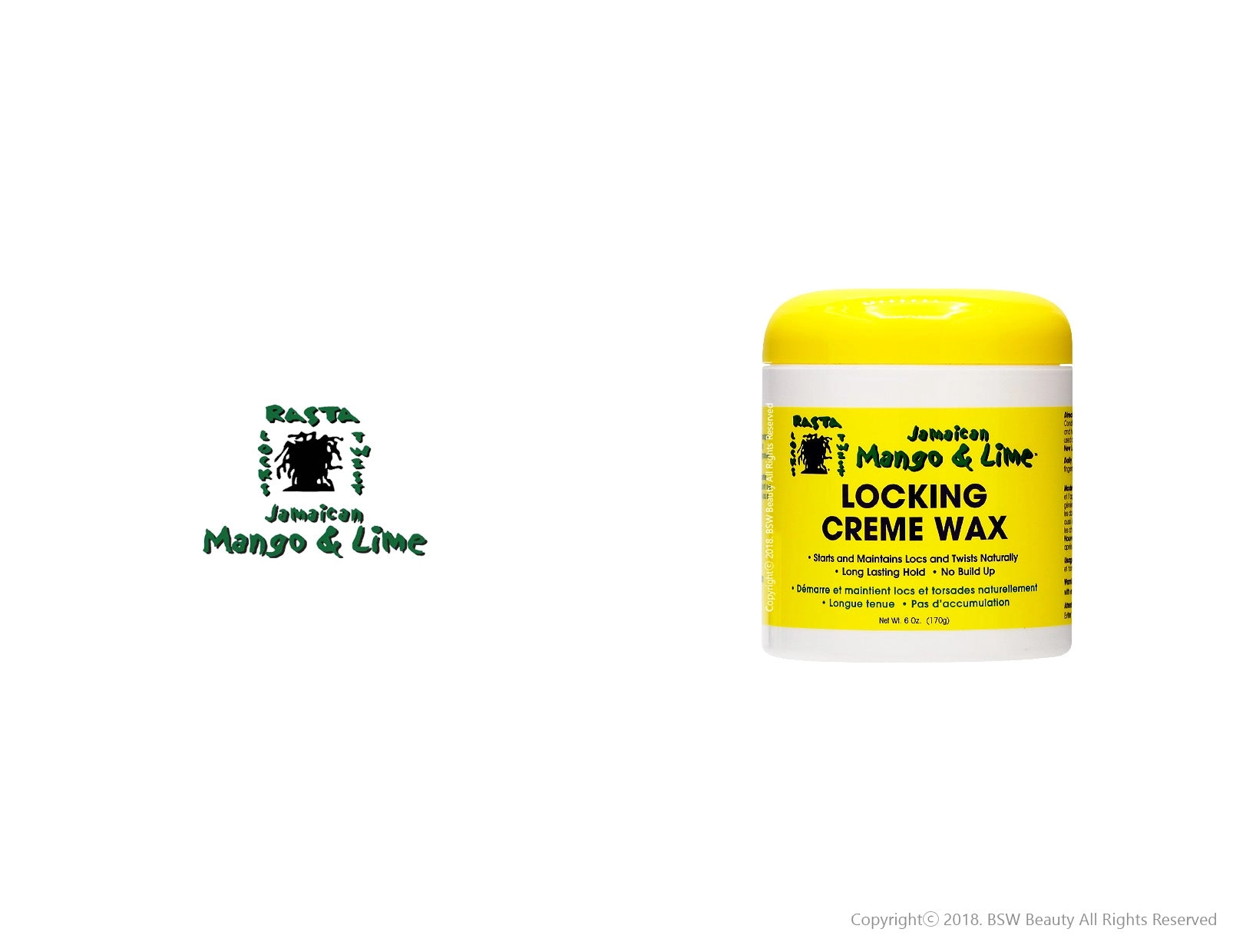 JAMAICAN MANGO & LIME LOCKING CREME WAX  6oz