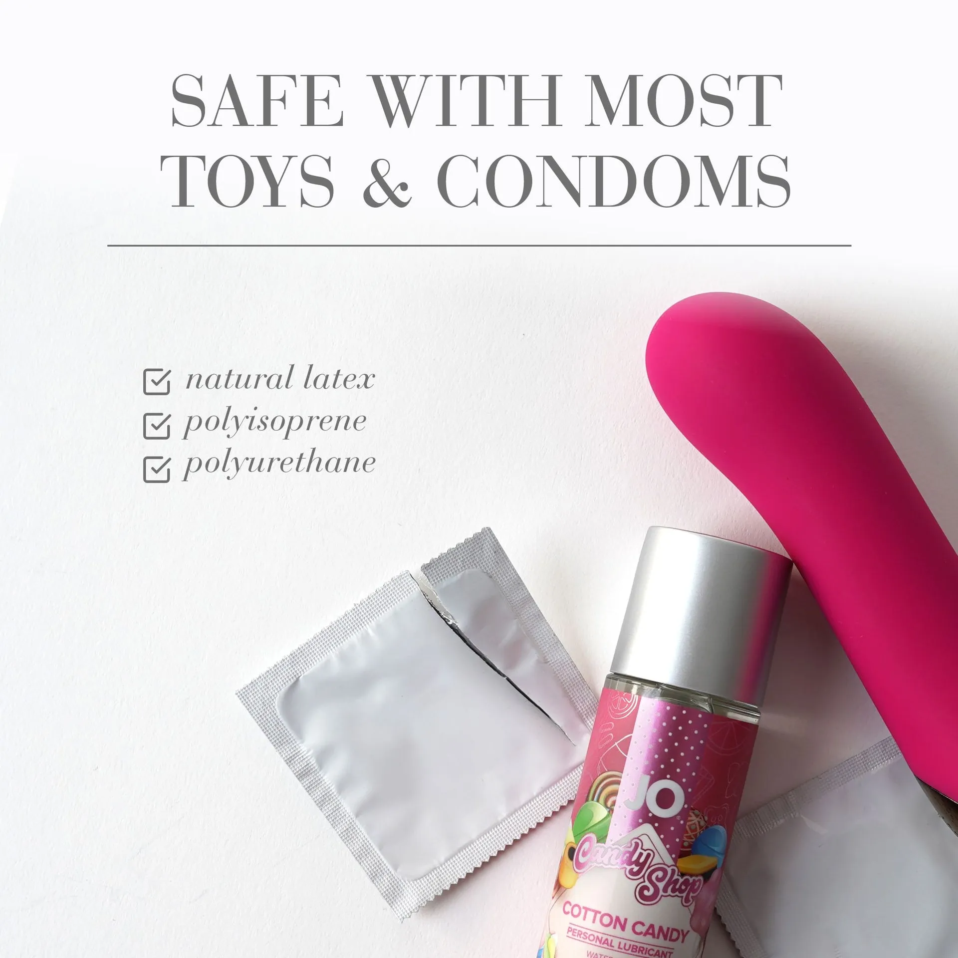 JO H2O Cotton Candy Candy Shop Flavored Lubricant - 2 oz