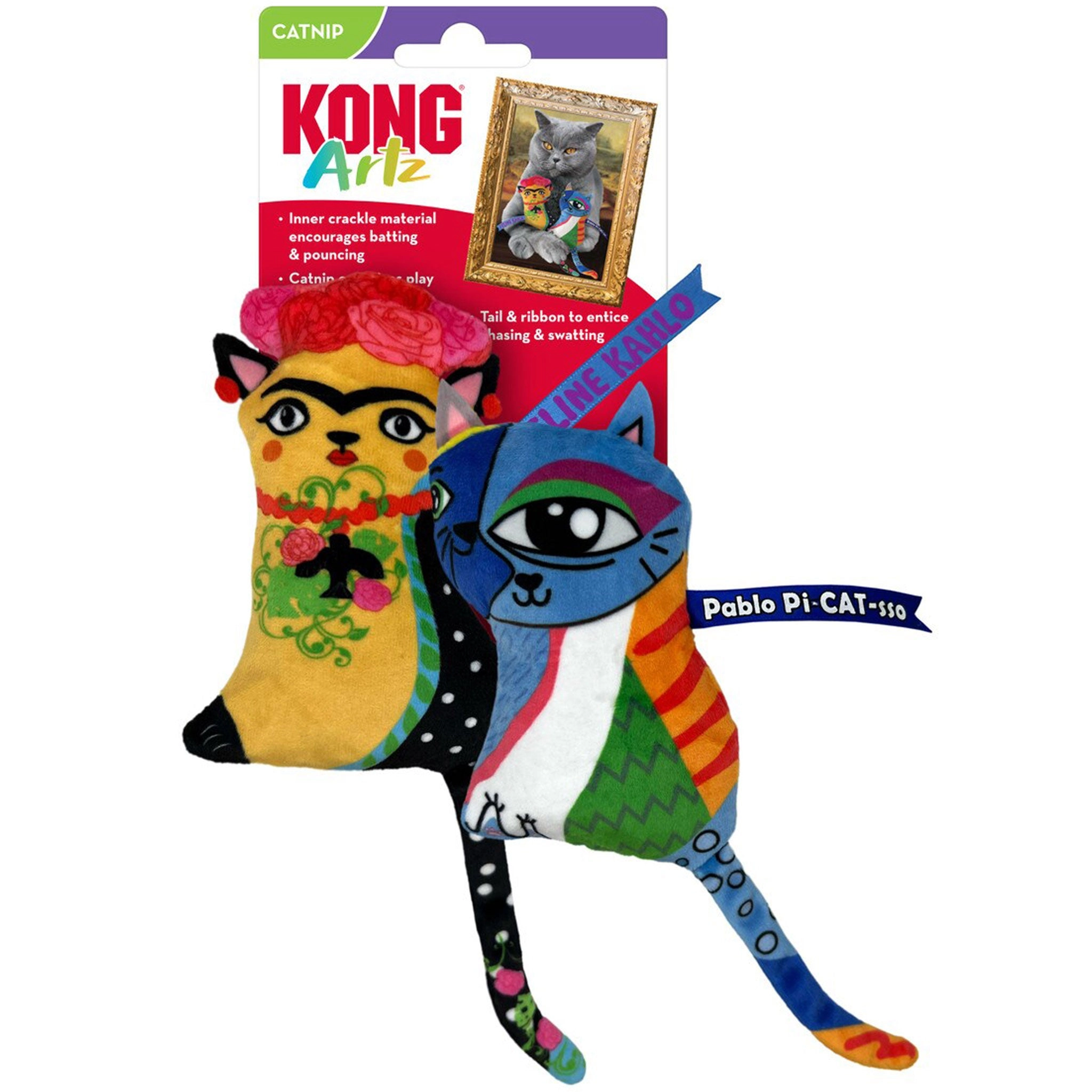 Kong Kahlo & Picasso Multi Cat Toys