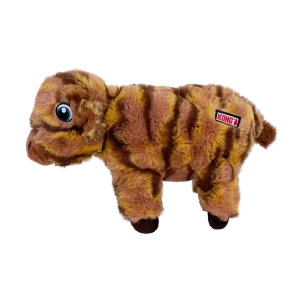 KONG Low Stuff Stripes Cow Dog Toy