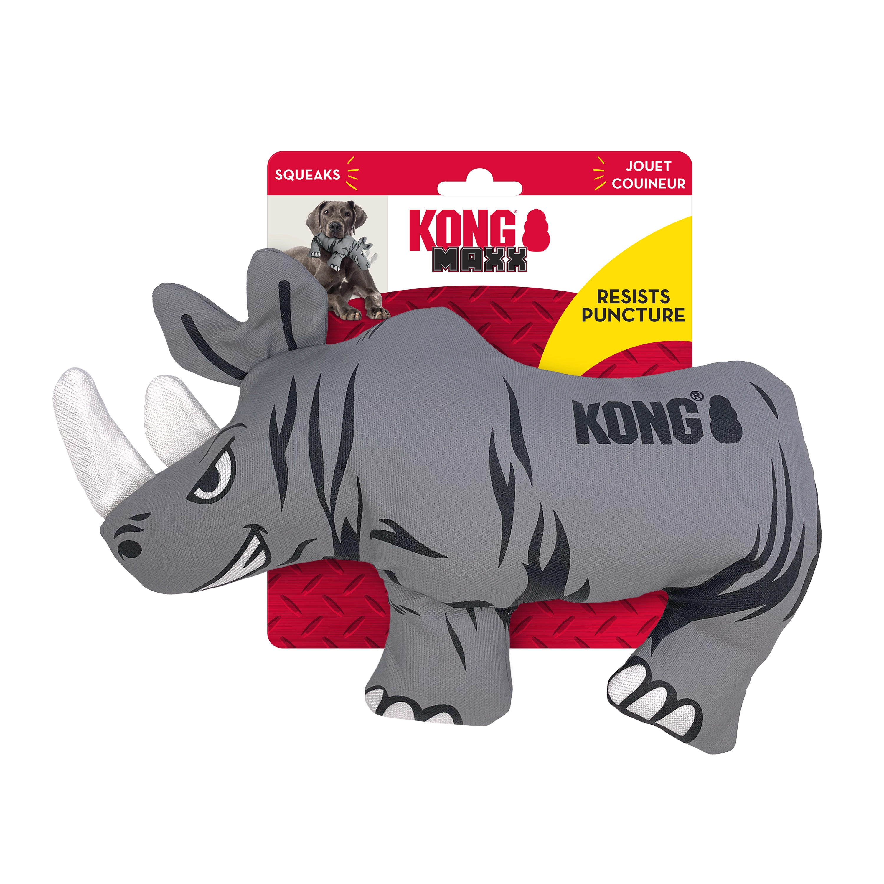 KONG Maxx Rhino Dog Toy