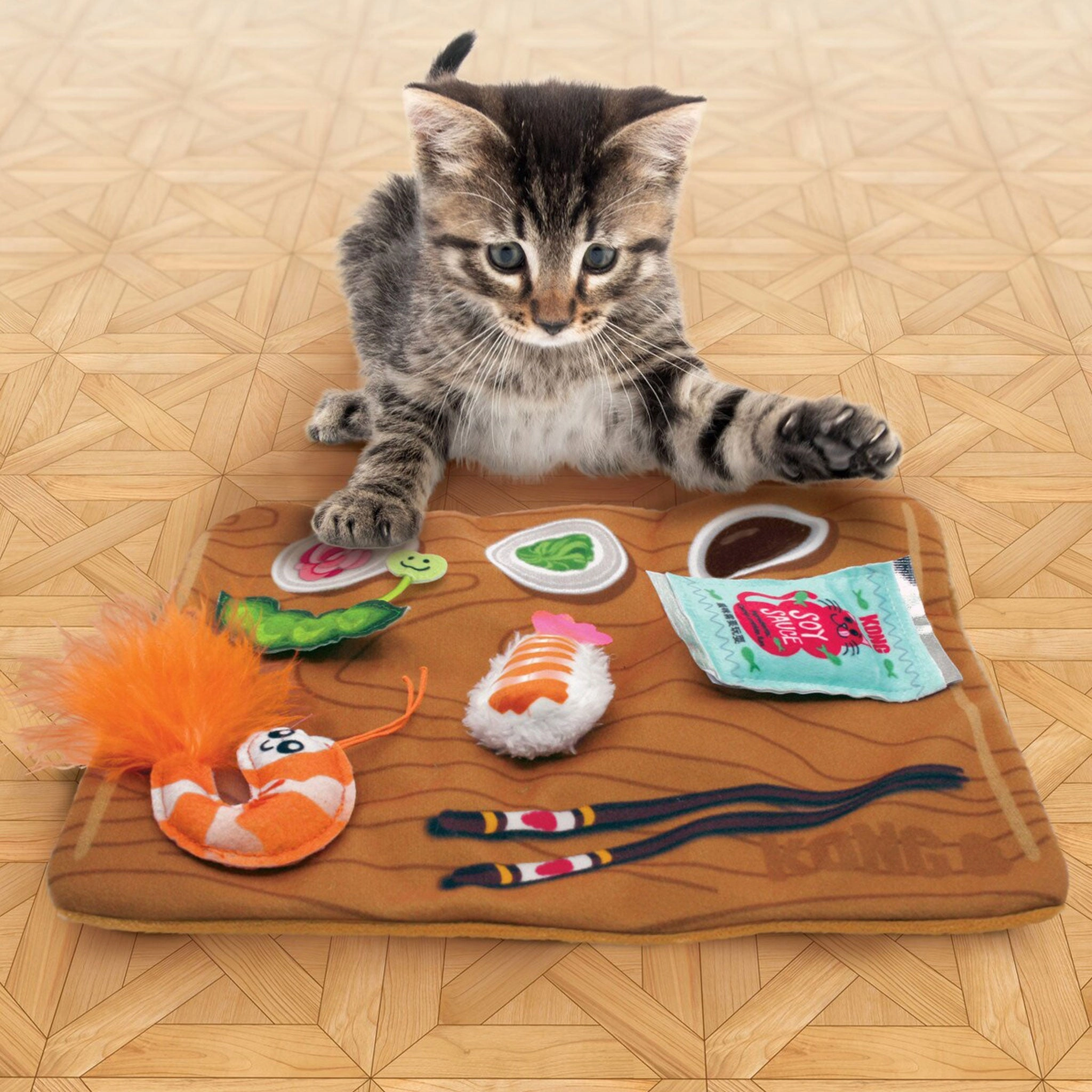 Kong Pull-a-partz Sushi Multi Cat Toys