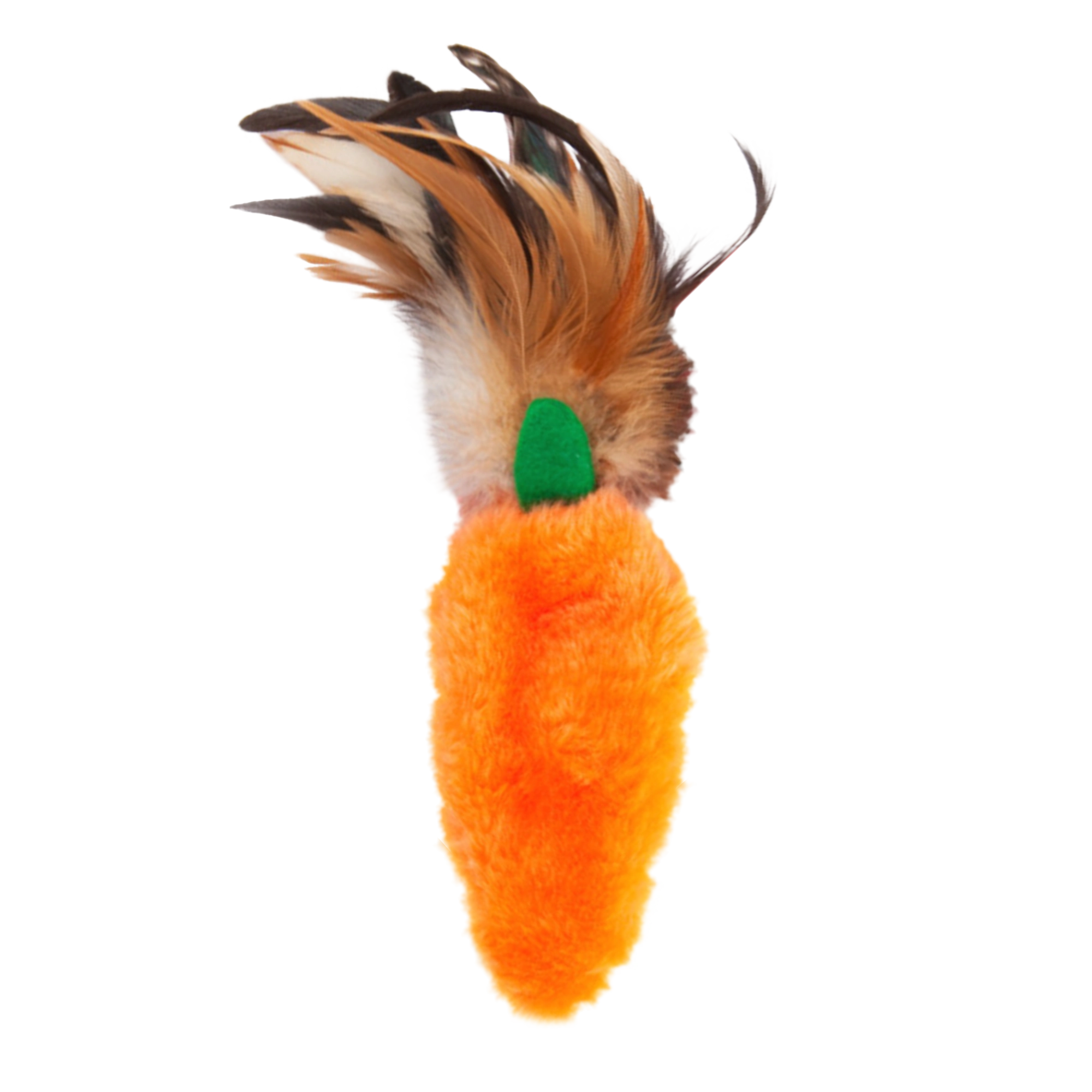 KONG Refillables Carrot w/Feather Top Cat Toy