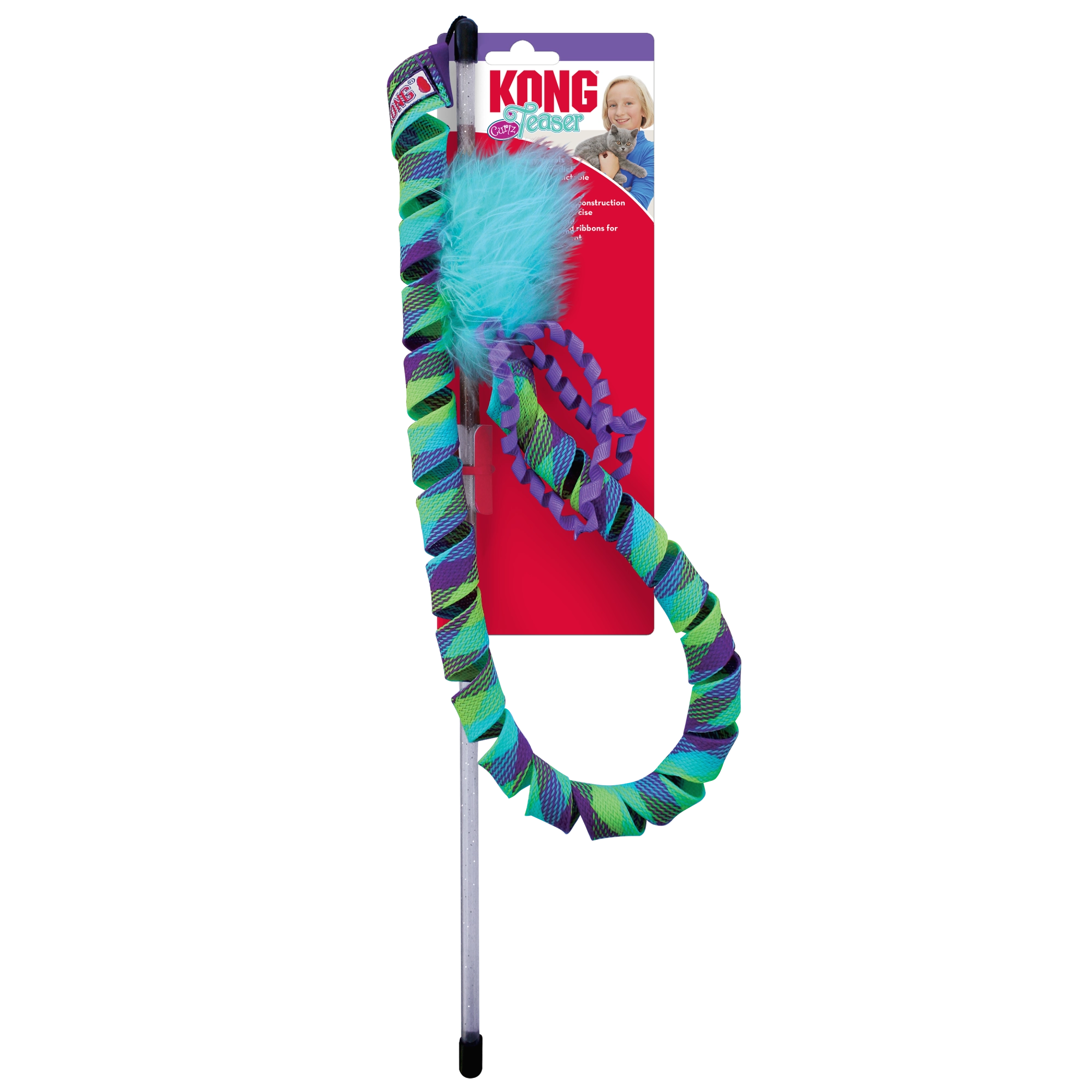 KONG Teaser Curlz Cat Toy