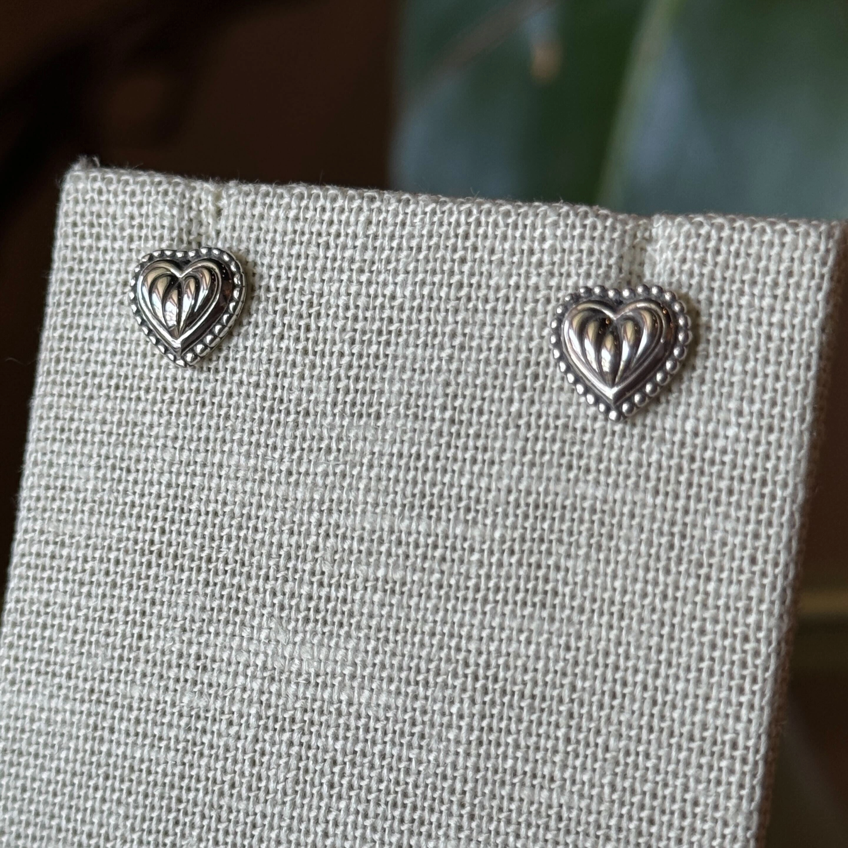 LAGOS Caviar Heart Stud Earrings
