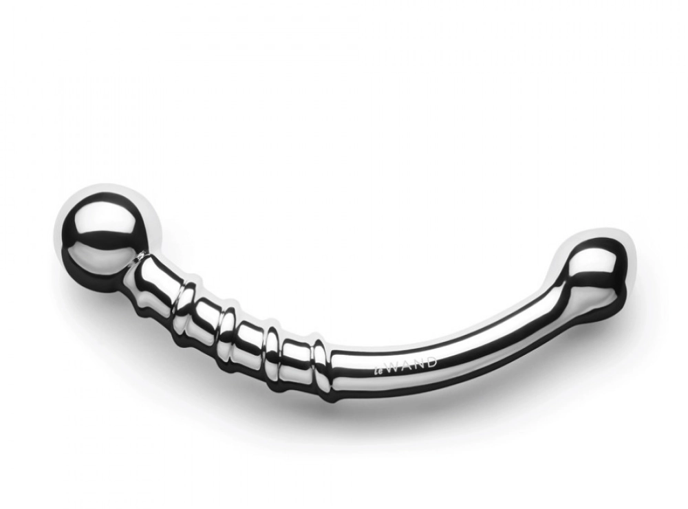Le Wand Bow Stainless Steel G-Spot   P-Spot Dildo