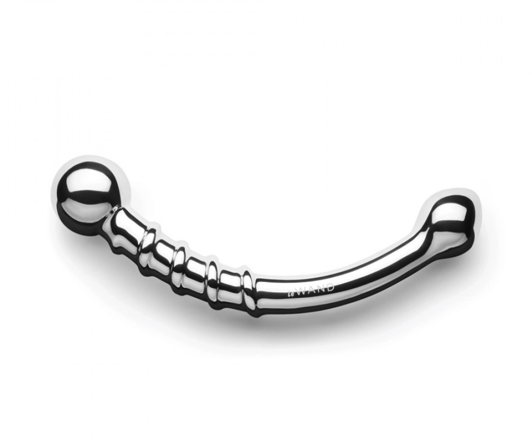 Le Wand Bow Stainless Steel G-Spot   P-Spot Dildo