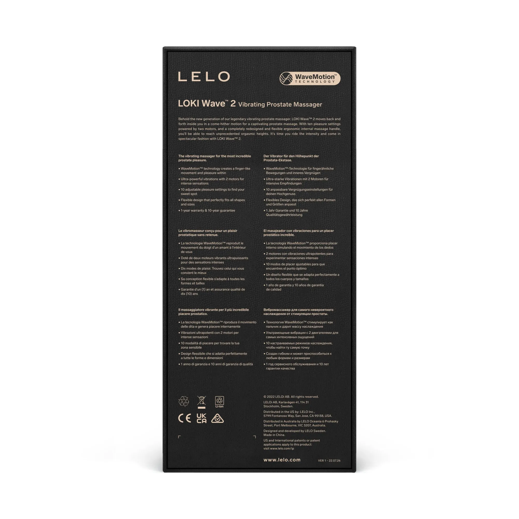 Lelo Loki Wave 2 Rabbit Vibrator