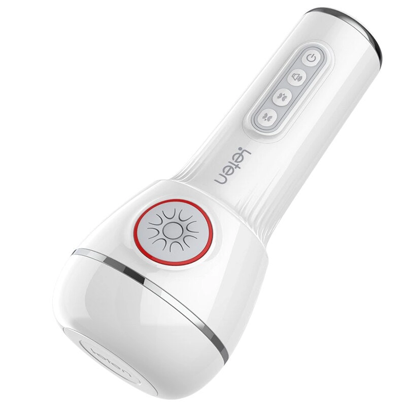 Leten Blowjob Stroker Automatic Masturbator Cup for Male Double Airbag Clip Suck Vibrating Vagina Pocket Pussy Sex Toys for Men
