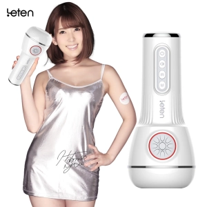 Leten Blowjob Stroker Automatic Masturbator Cup for Male Double Airbag Clip Suck Vibrating Vagina Pocket Pussy Sex Toys for Men
