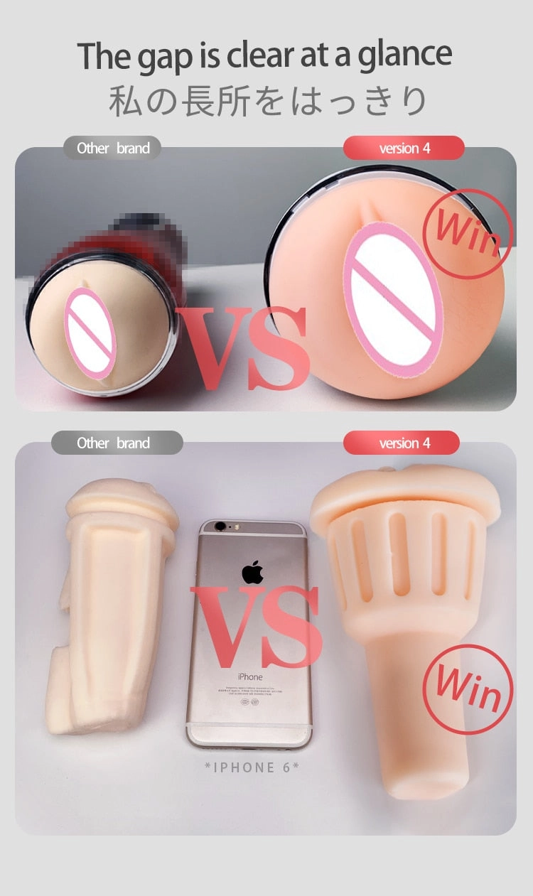 Leten Blowjob Stroker Automatic Masturbator Cup for Male Double Airbag Clip Suck Vibrating Vagina Pocket Pussy Sex Toys for Men