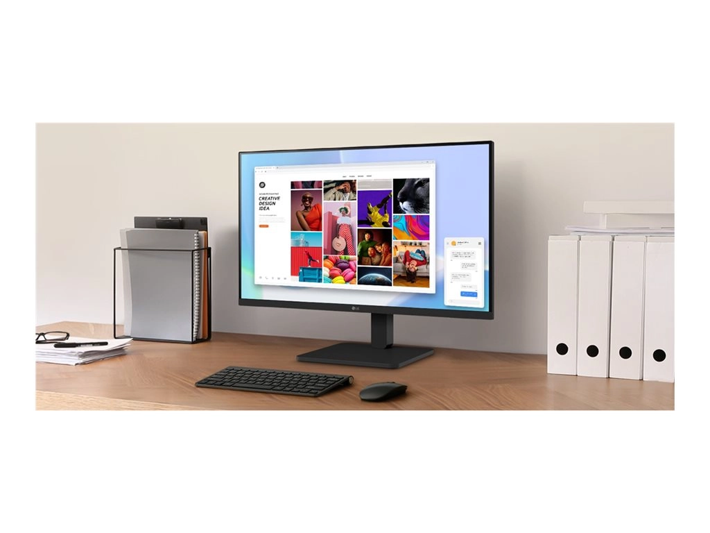 LG 27BA560-B - LED monitor - 27 - 1920 x 1080 Full HD (1080p) @ 100 Hz - IPS - 250 cd/mï¿½ - 1300:1 - 5 ms - HDMI