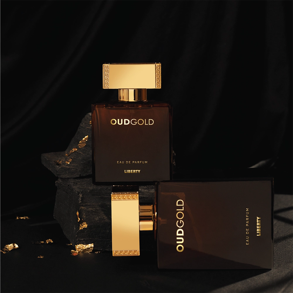 Liberty Luxury OudGold Perfume for Men and Women (50ml/1.7Oz), Eau De Parfum (EDP), Crafted in France, Long Lasting Smell, Woody notes.