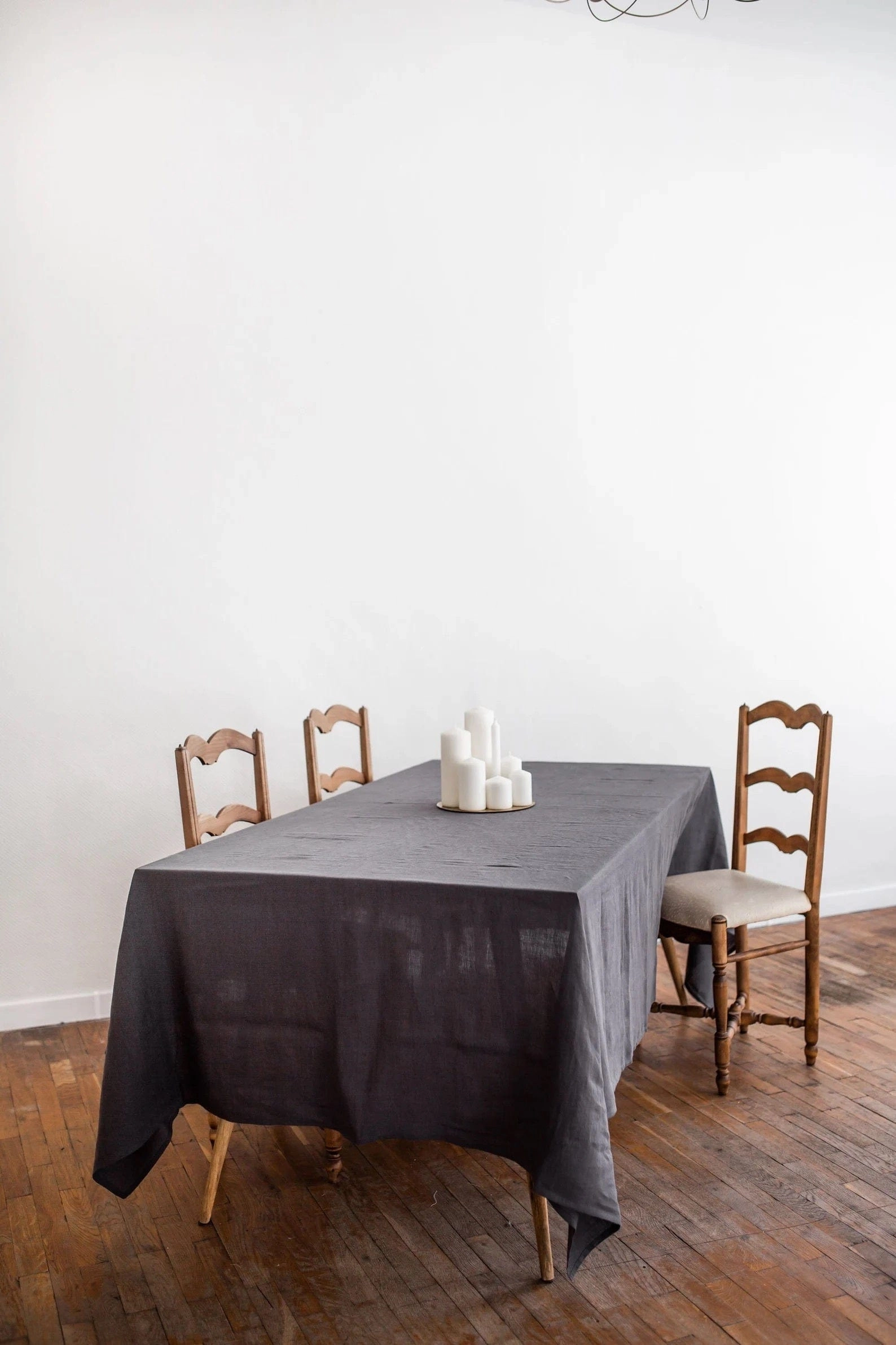 Linen Tablecloth | Charcoal