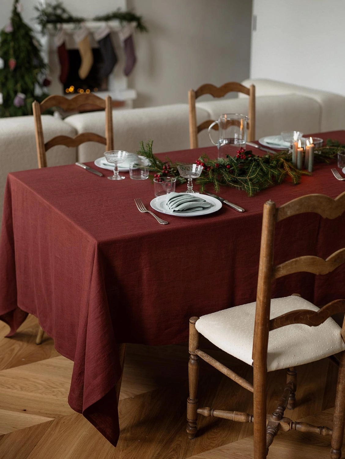 Linen Tablecloth | Terracotta