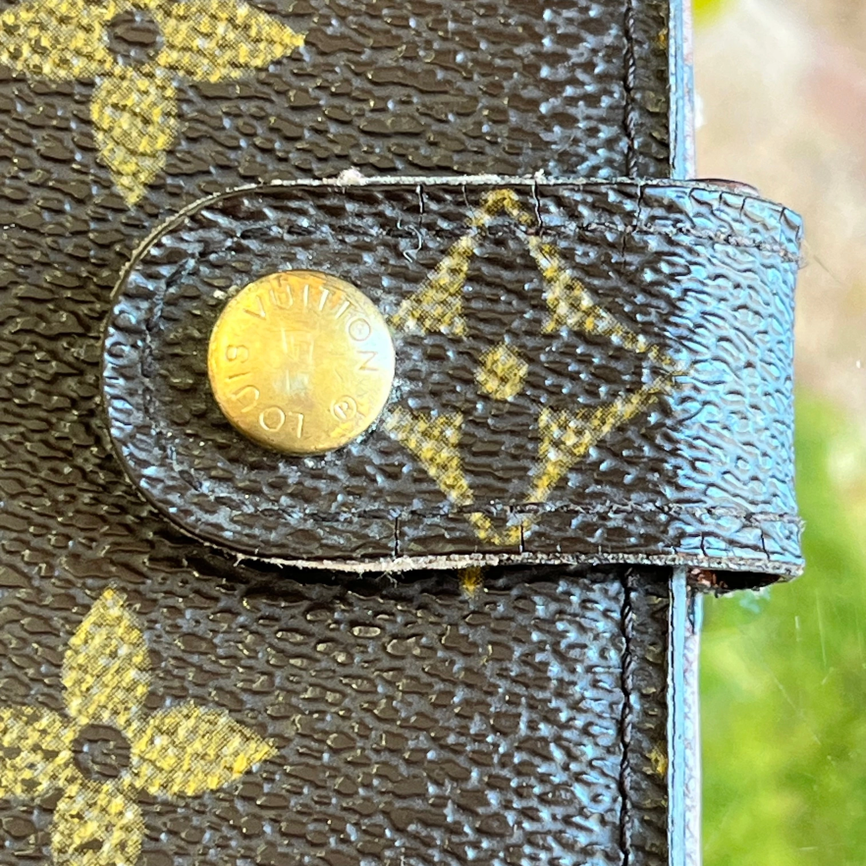 LOUIS VUITTON Agenda Cover Monogram Canvas Planner