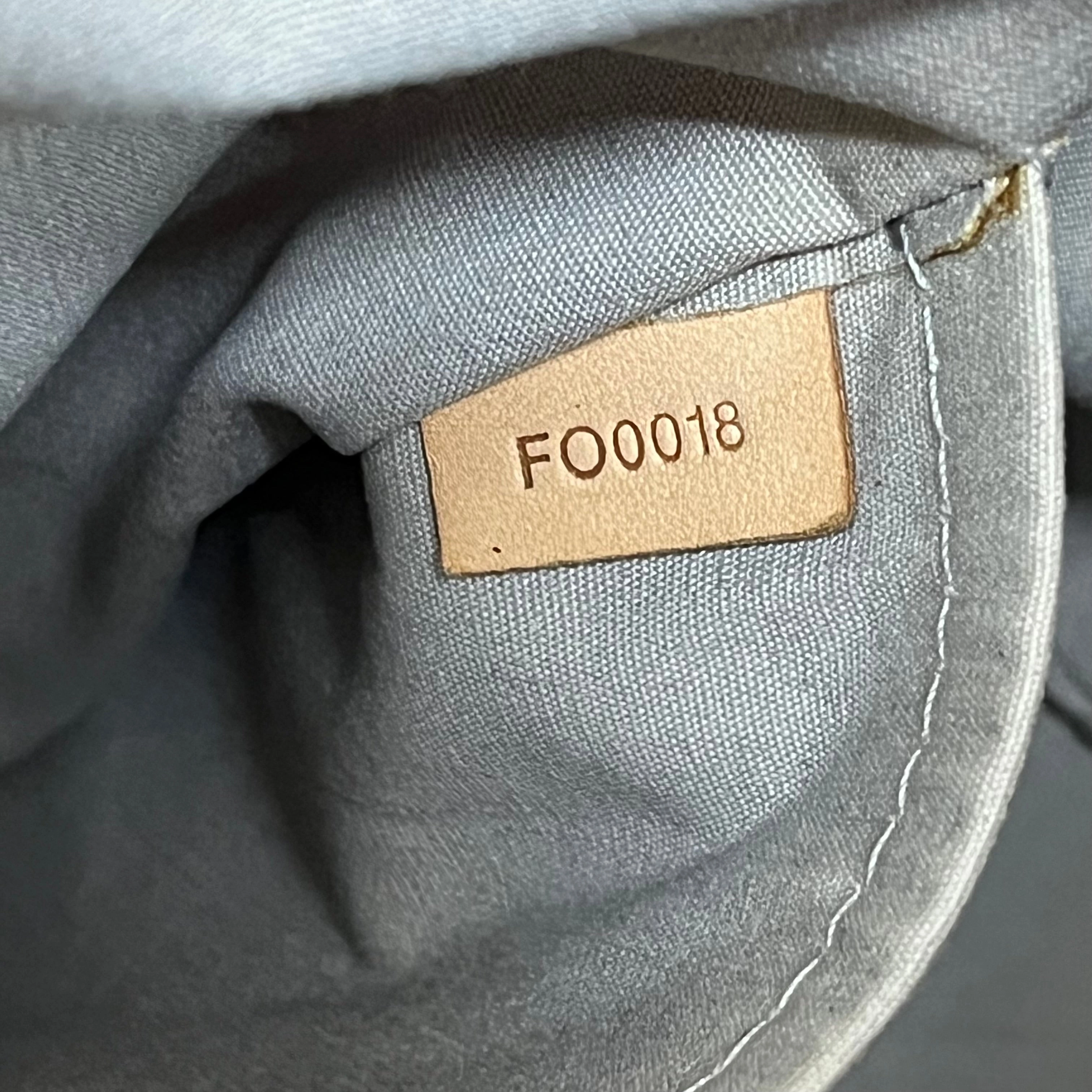 LOUIS VUITTON Bellevue PM Silver Monogram Miroir Tote Bag