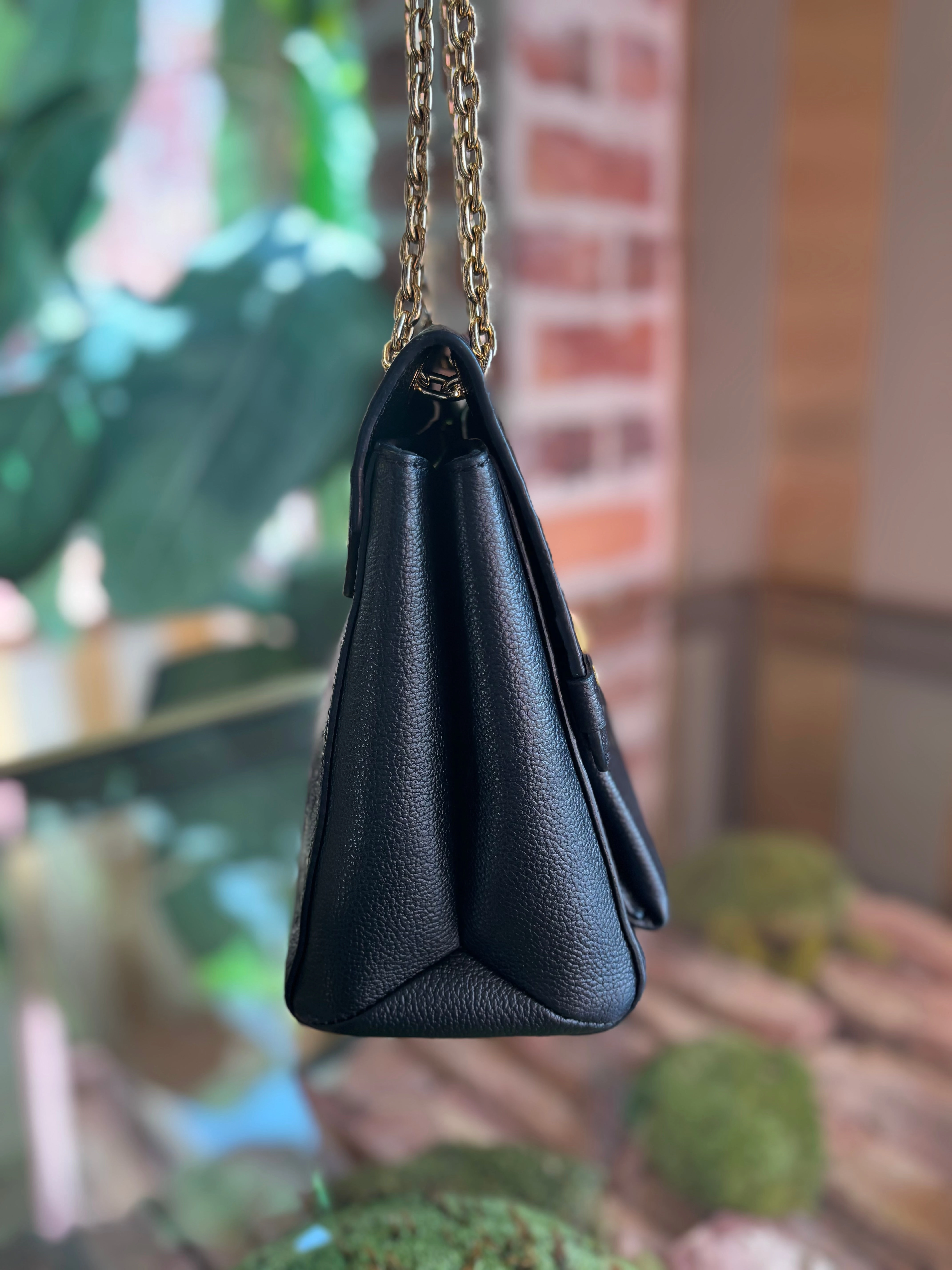 LOUIS VUITTON Black Empriente Vavin MM Shoulder Bag