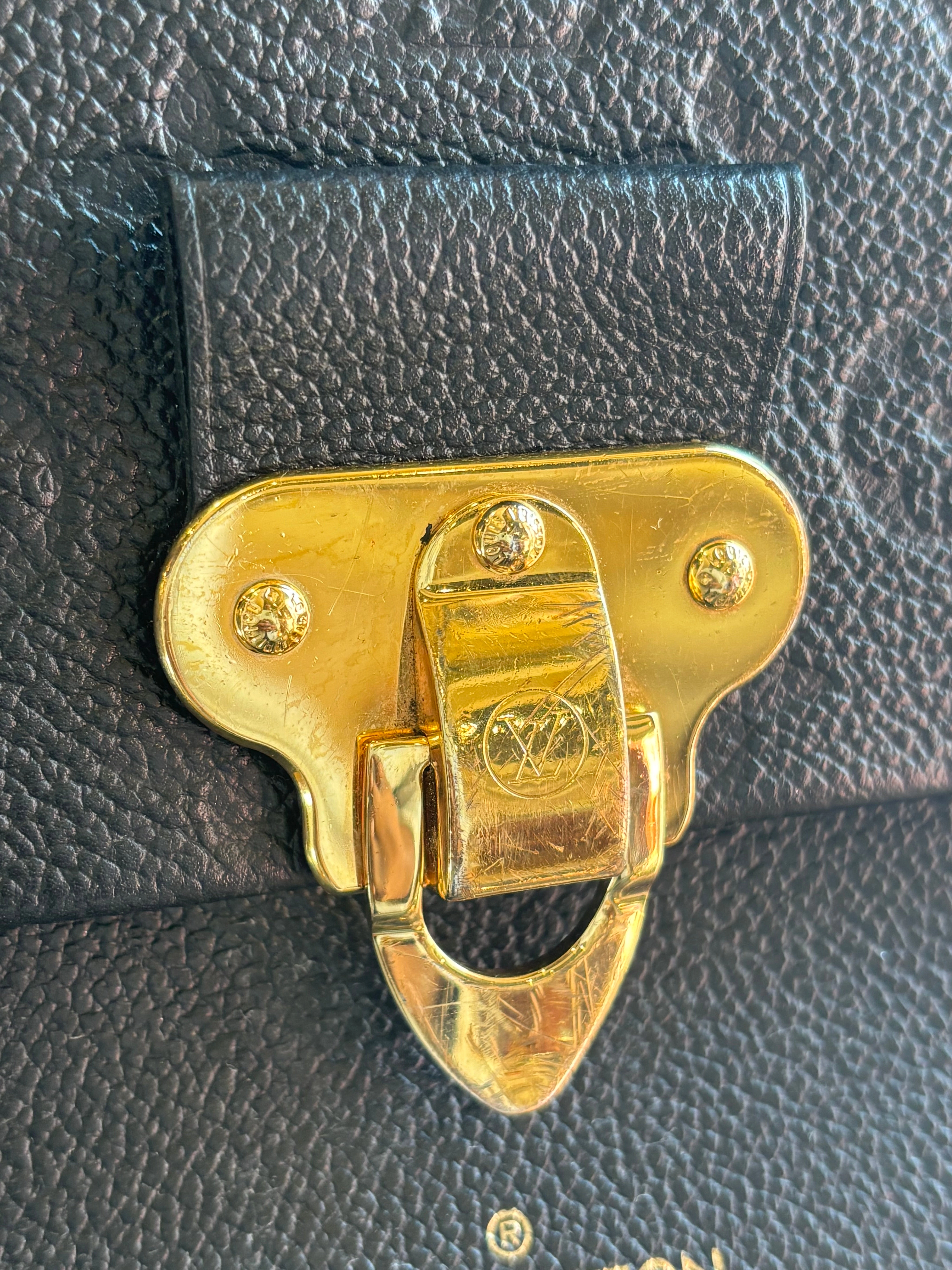 LOUIS VUITTON Black Empriente Vavin MM Shoulder Bag