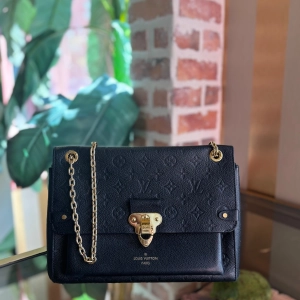 LOUIS VUITTON Black Empriente Vavin MM Shoulder Bag