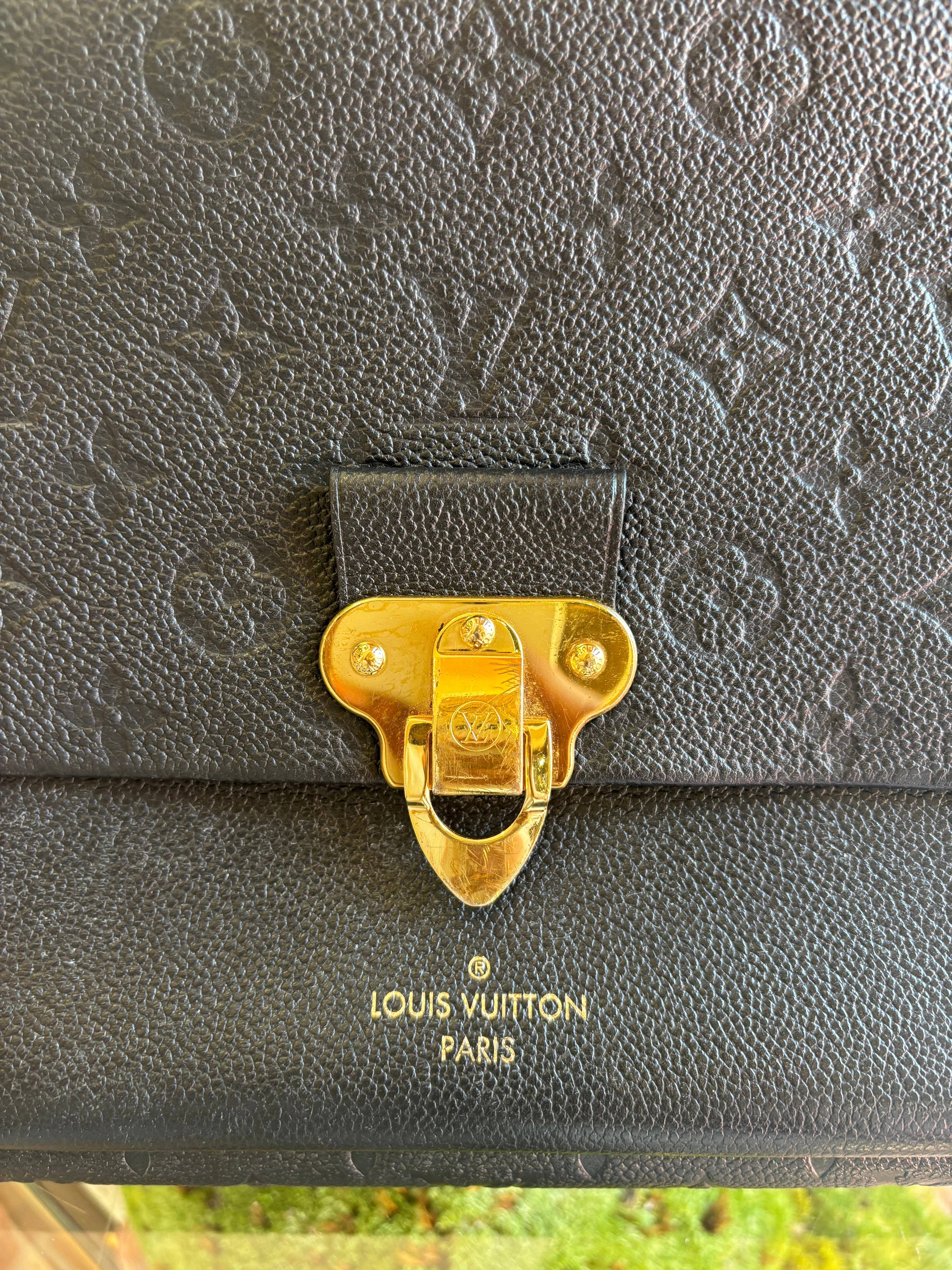 LOUIS VUITTON Black Empriente Vavin MM Shoulder Bag