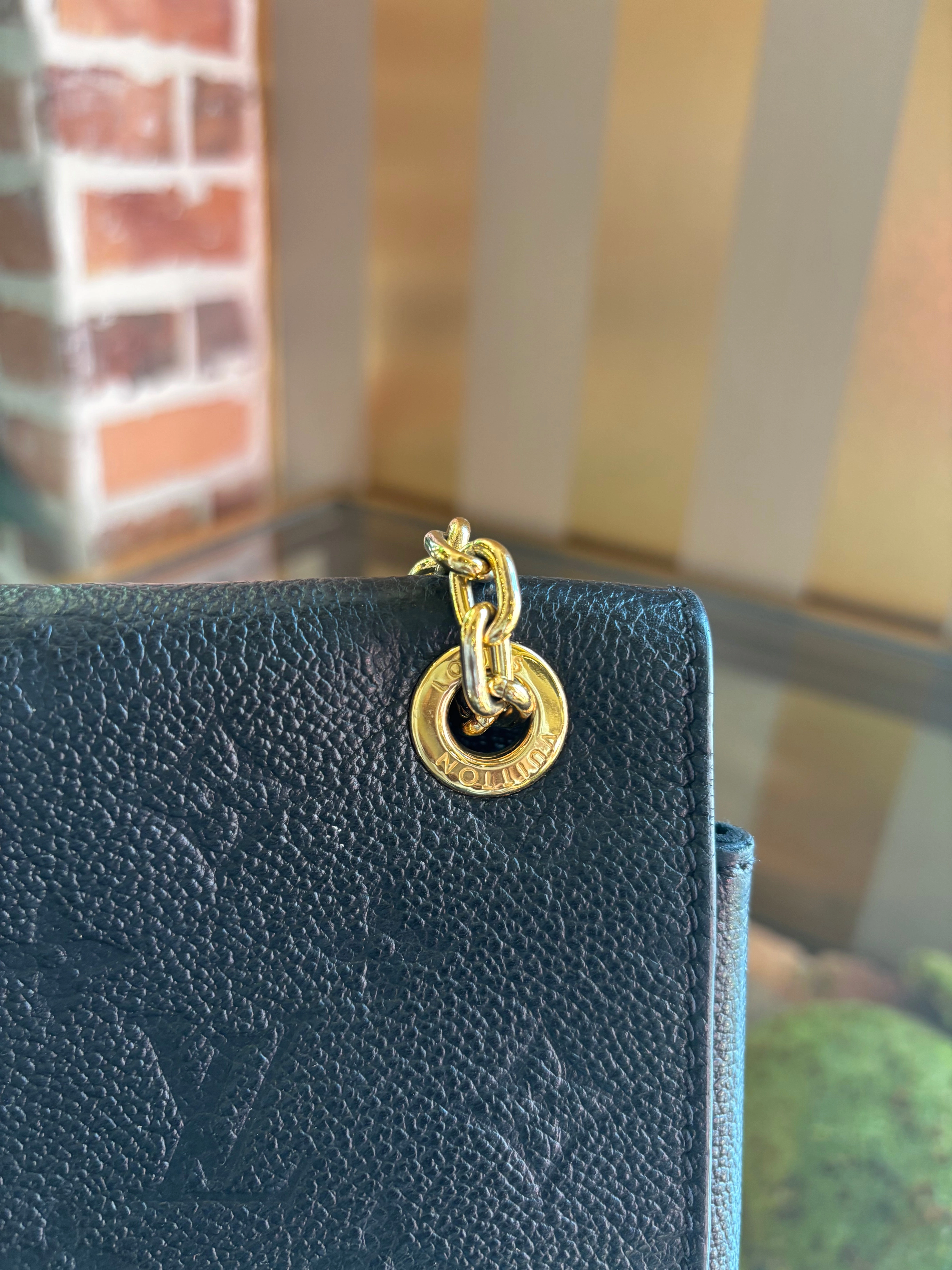 LOUIS VUITTON Black Empriente Vavin MM Shoulder Bag