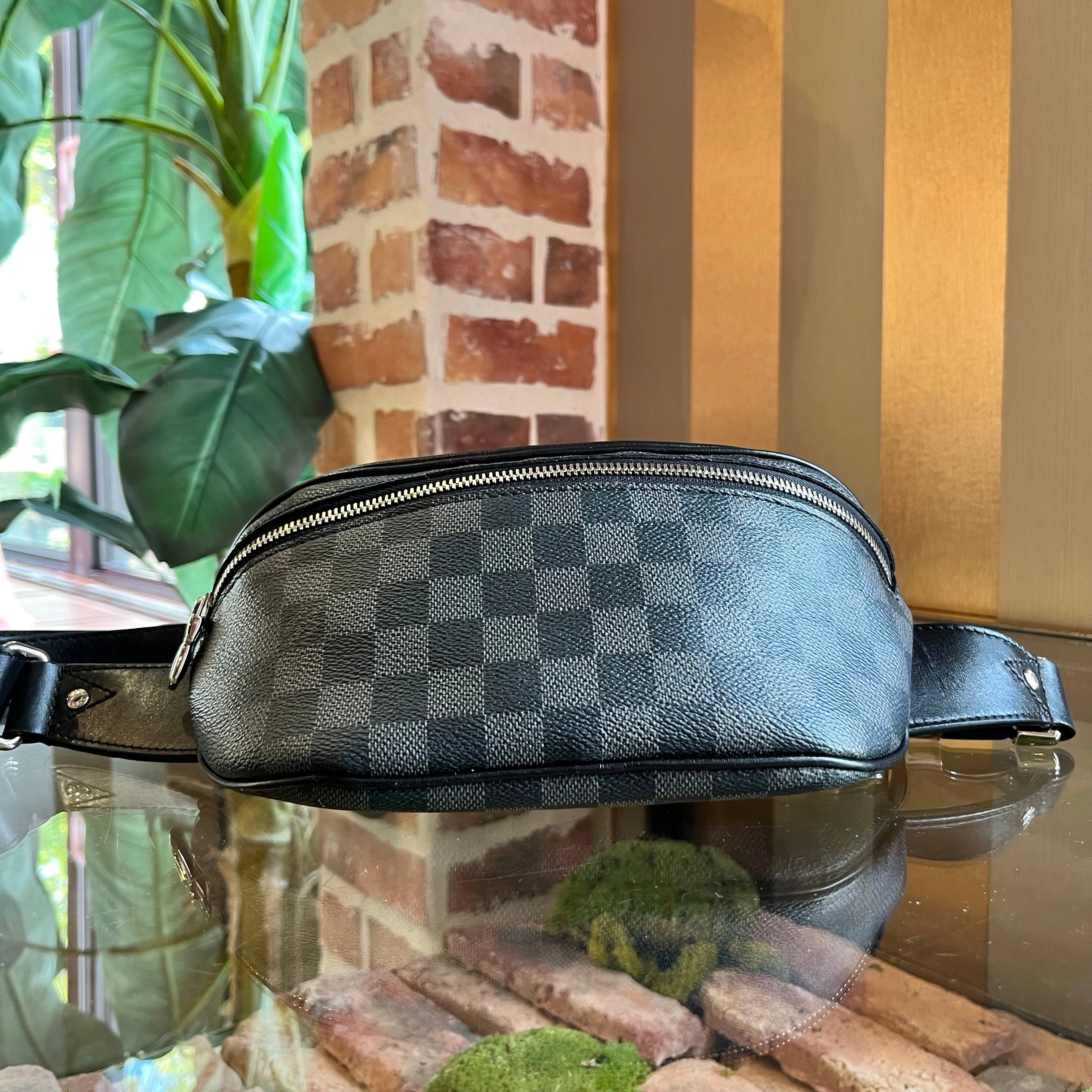 LOUIS VUITTON Campus Bumbag Damier Graphite Belt Bag