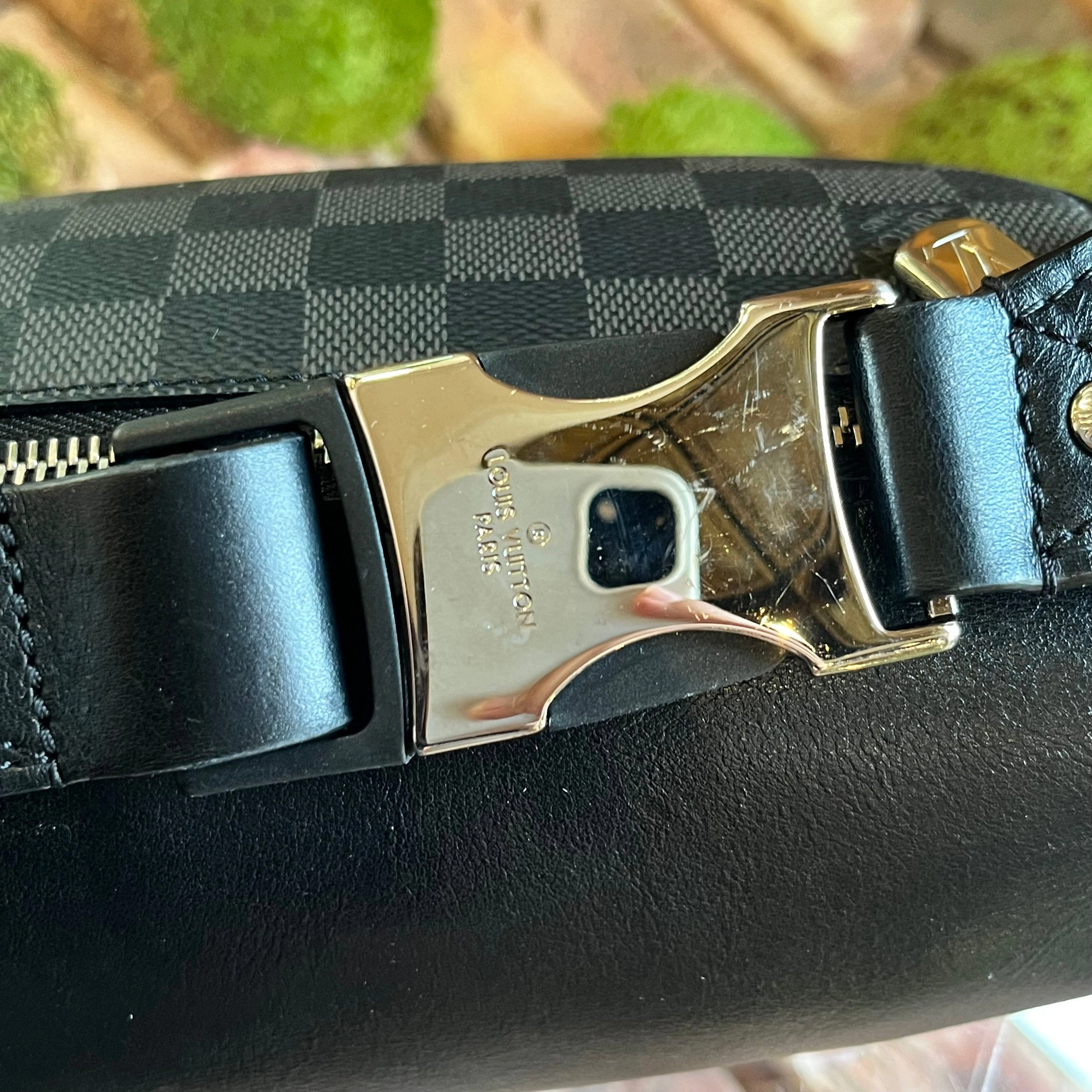 LOUIS VUITTON Campus Bumbag Damier Graphite Belt Bag