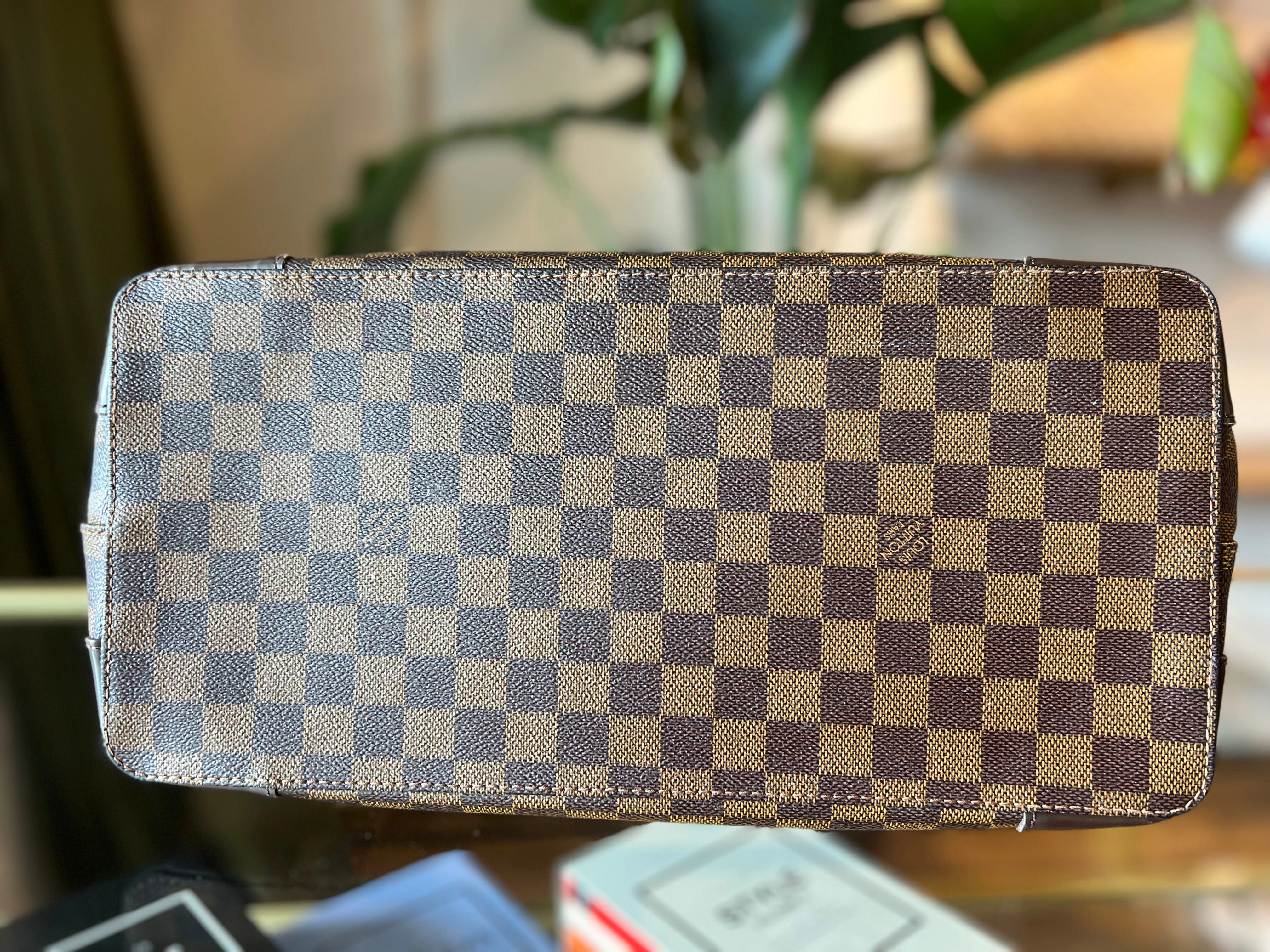 LOUIS VUITTON Damier Ebene Hampstead GM Tote