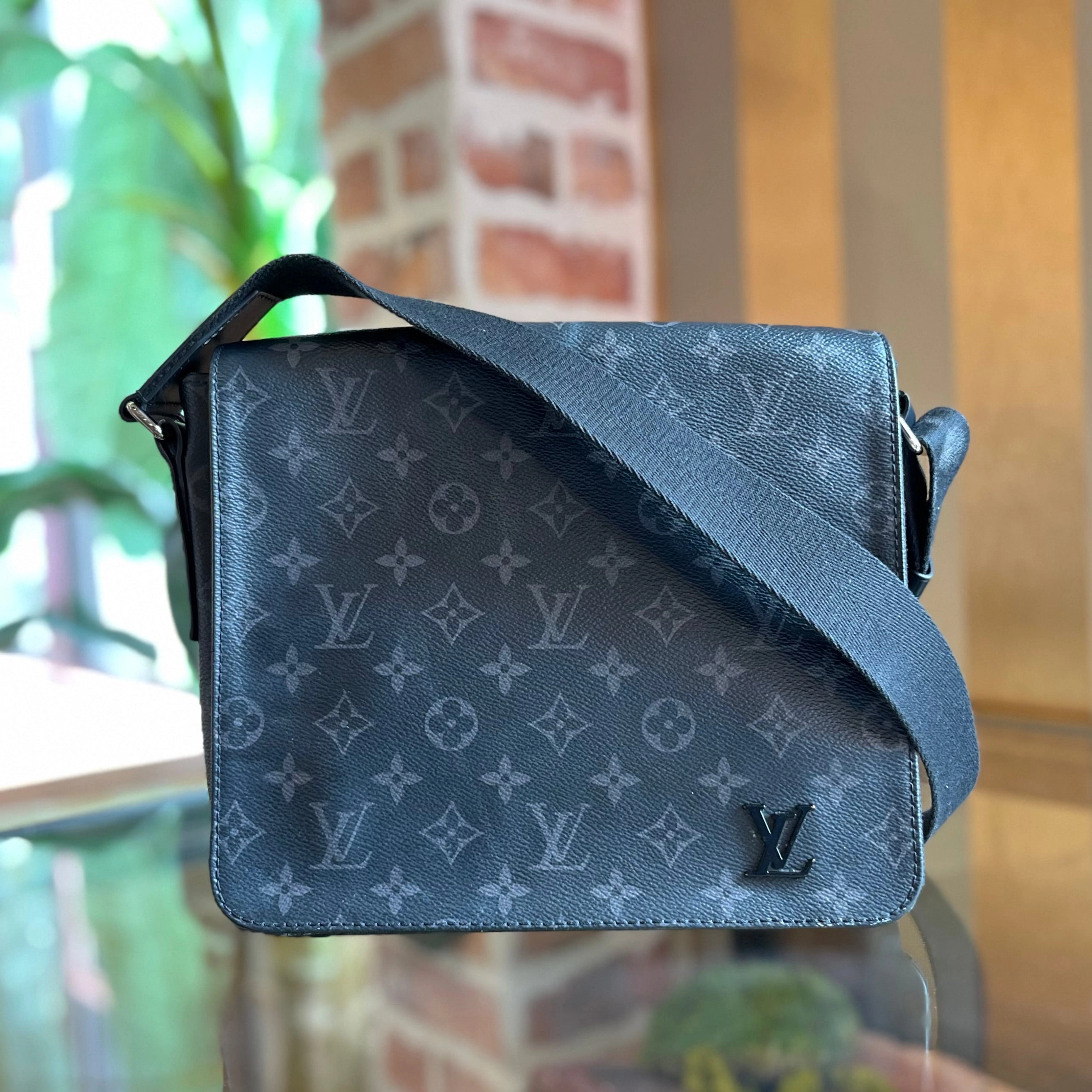 LOUIS VUITTON  District PM Damier Graphite Canvas Crossbody Bag
