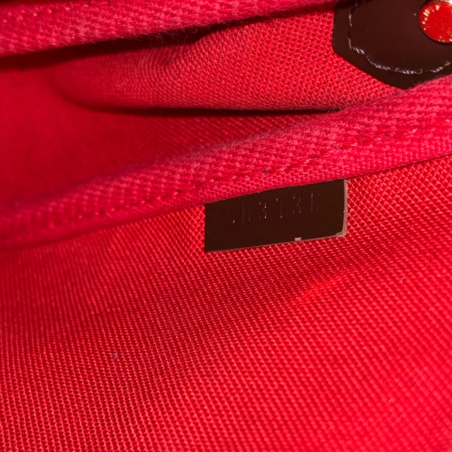 LOUIS VUITTON Favorite MM Damier Ebene Canvas Crossbody Bag