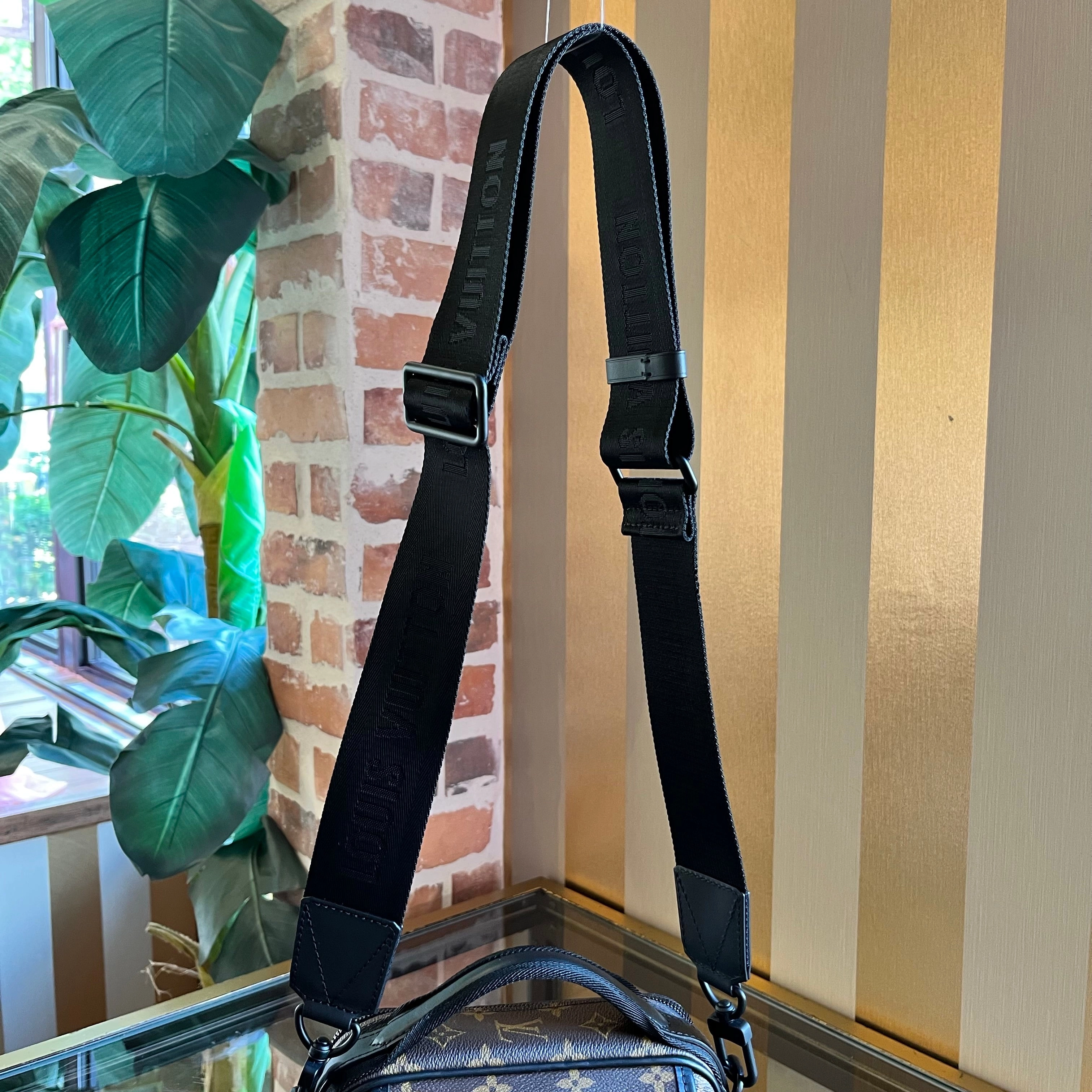 LOUIS VUITTON Logo Jacquard Bandouliere Strap