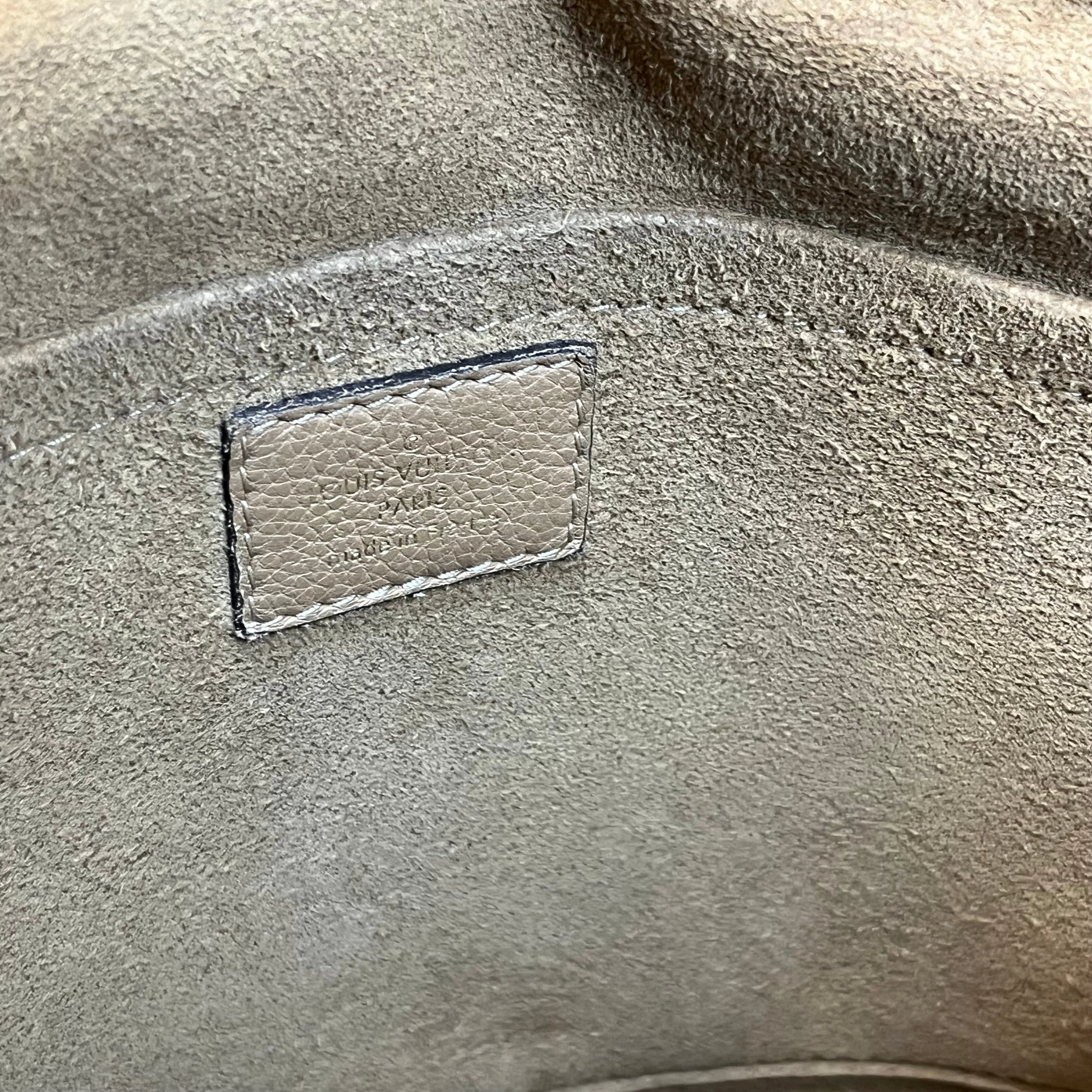 LOUIS VUITTON Marignan Beige Monogram Canvas Crossbody Bag