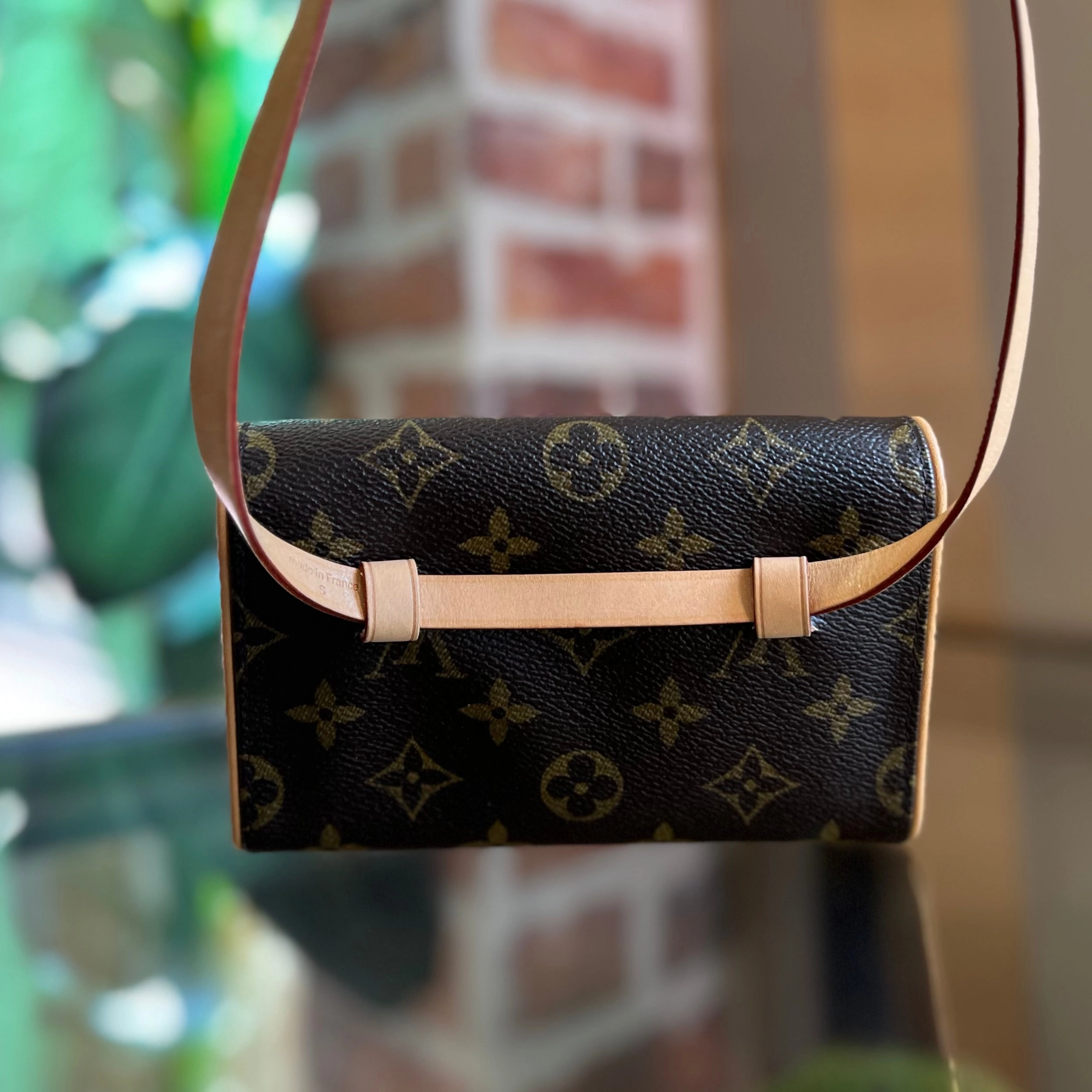 LOUIS VUITTON Pochette Florentine Monogram Canvas Belt Bag SZSM