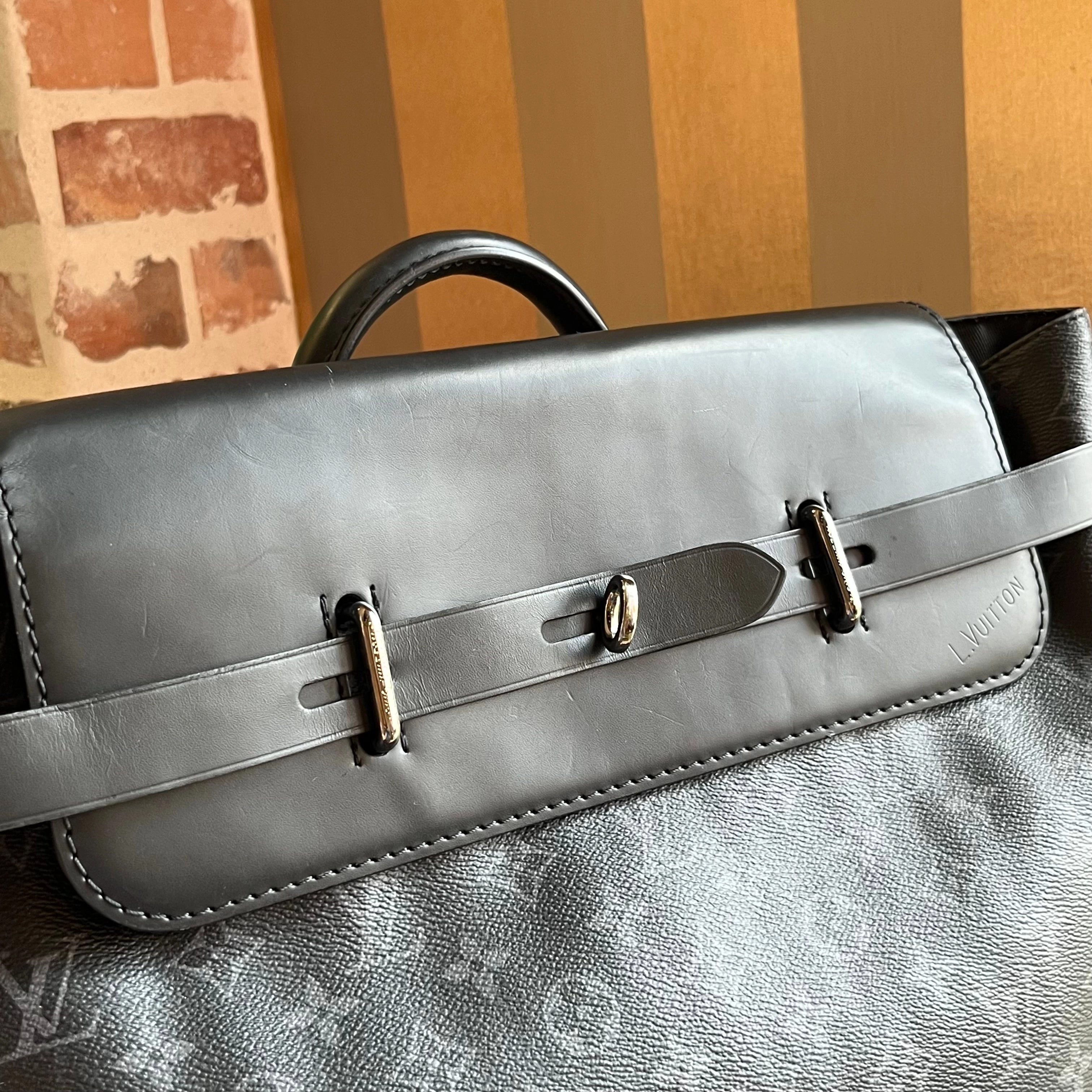 LOUIS VUITTON Steamer Monogram Eclipse Backpack