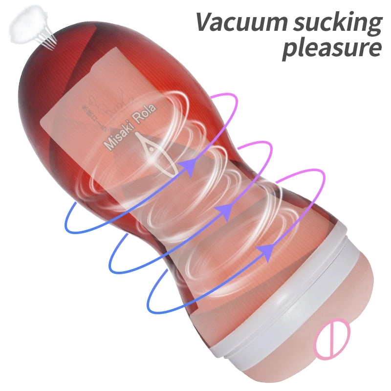 Male Masturbators for Men Vagina Vacuum Pocket Pussy Endurance Exercise Masturbation Sex Toys
