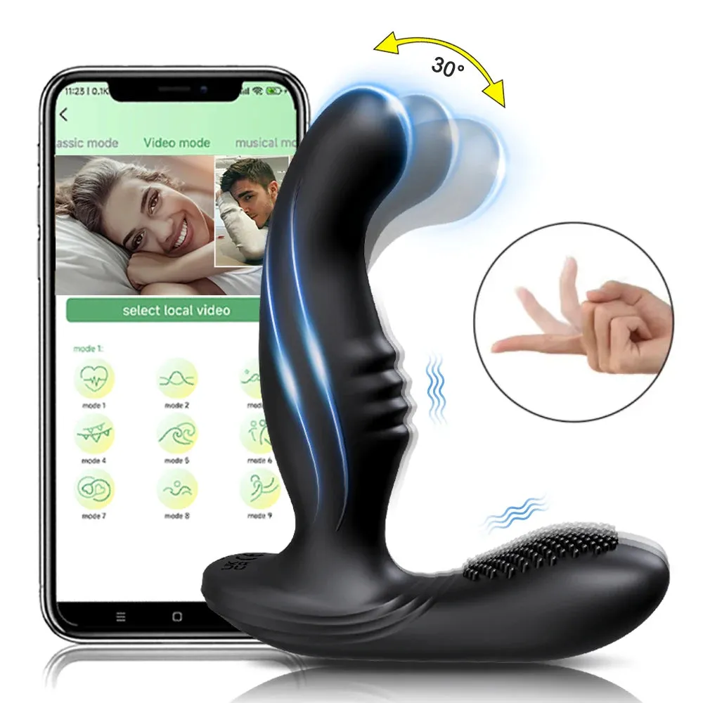 Male Prostate Massager 10 Swing & Vibration Modes