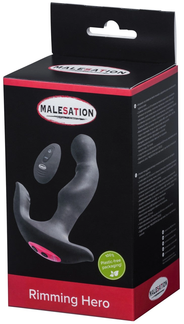 Malesation Rimming Hero Remote Controlled Prostate & Perineum Massager