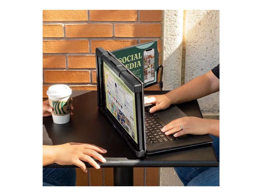 Mobile Pixels Trio - LCD monitor - 13.3 - portable - 1920 x 1080 Full HD (1080p) @ 60 Hz - IPS - 250 cd/mï¿½ - USB-C - metallic 101-1003P04