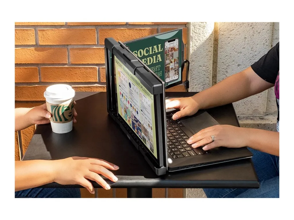 Mobile Pixels Trio - LCD monitor - 13.3 - portable - 1920 x 1080 Full HD (1080p) @ 60 Hz - IPS - 250 cd/mï¿½ - USB-C - metallic 101-1003P04