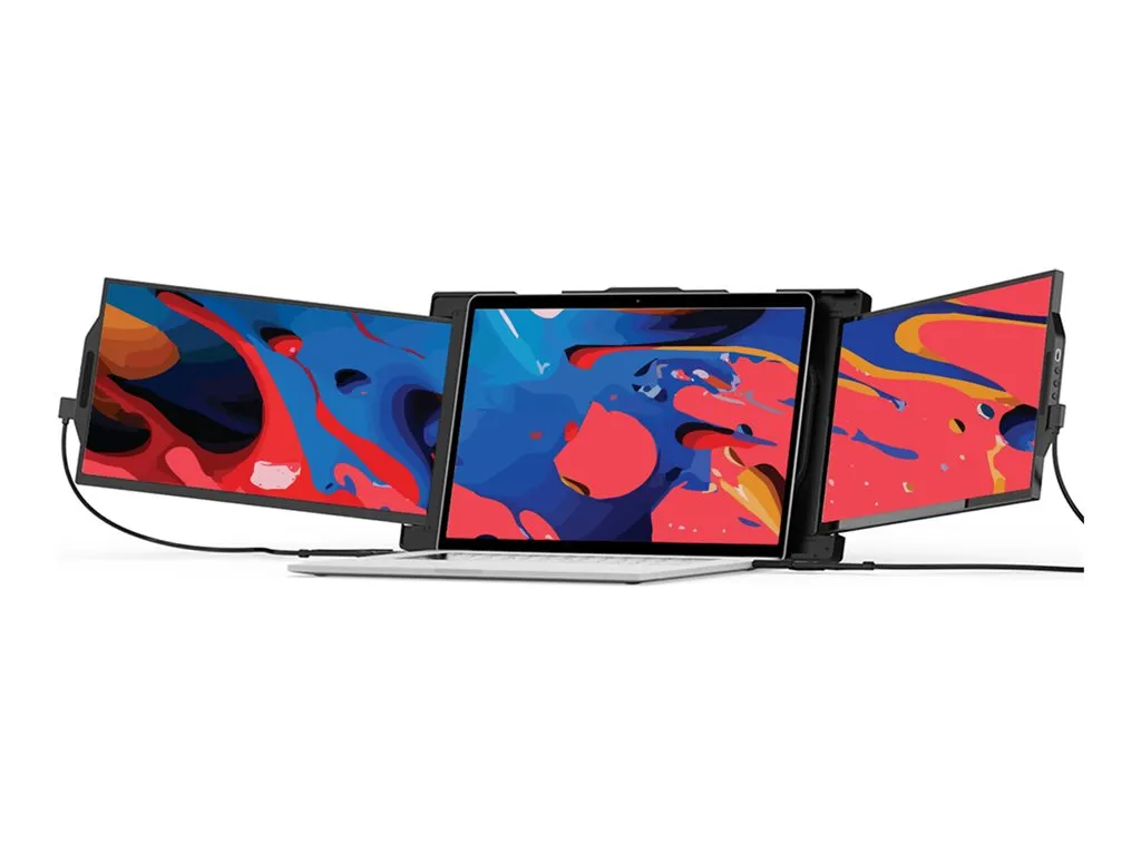 Mobile Pixels Trio - LCD monitor - 13.3 - portable - 1920 x 1080 Full HD (1080p) @ 60 Hz - IPS - 250 cd/mï¿½ - USB-C - metallic 101-1003P04