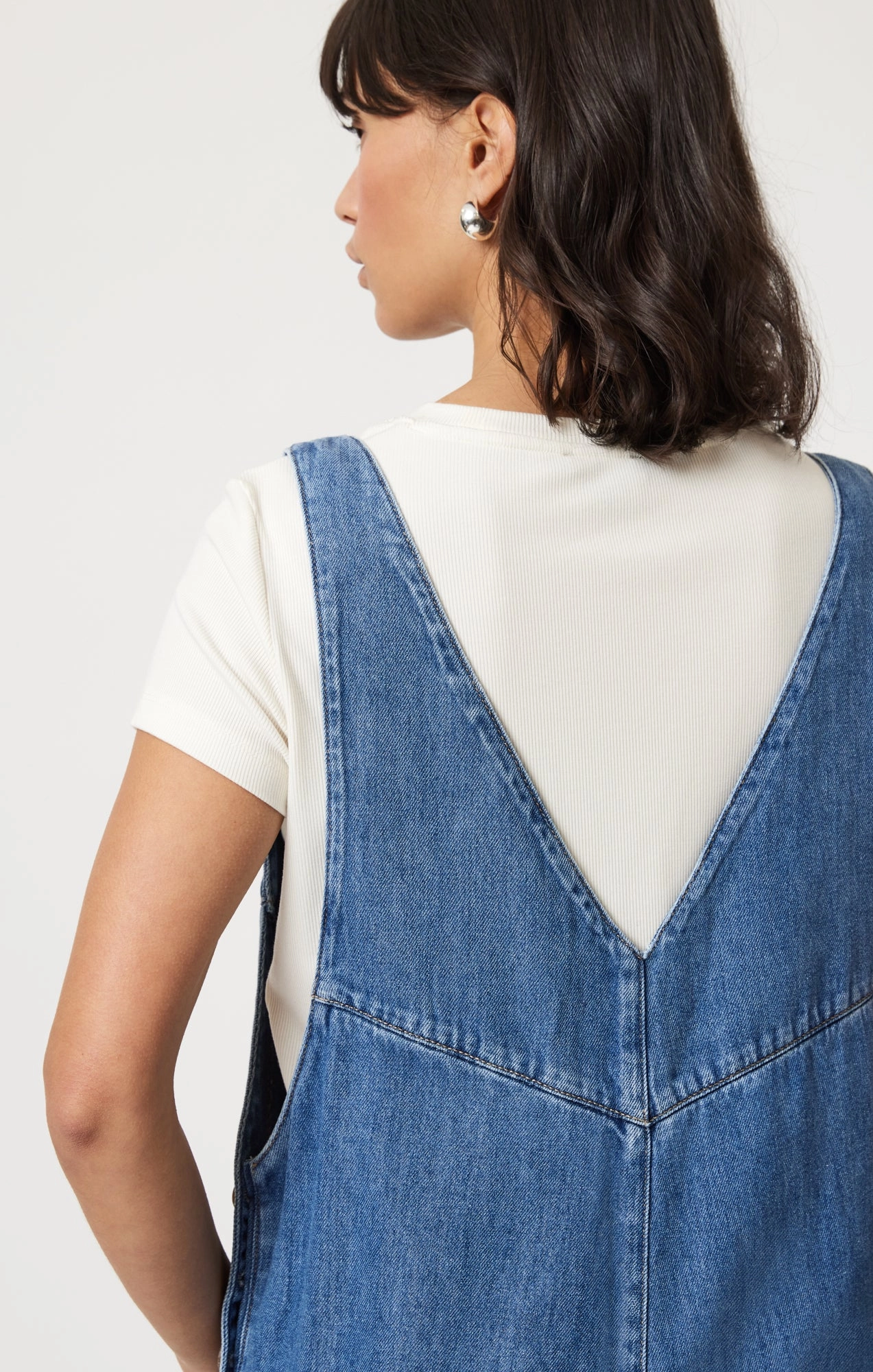 MYRA ROMPER IN MID BLUE WELL BLUE