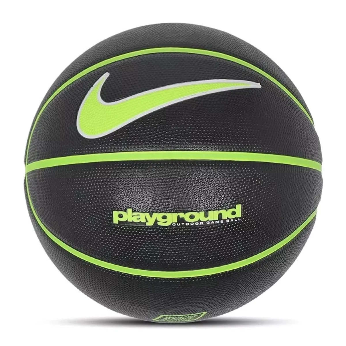NIKE EVERYDAY PLAYGROUND BLACK/VOLT BASKETBALL