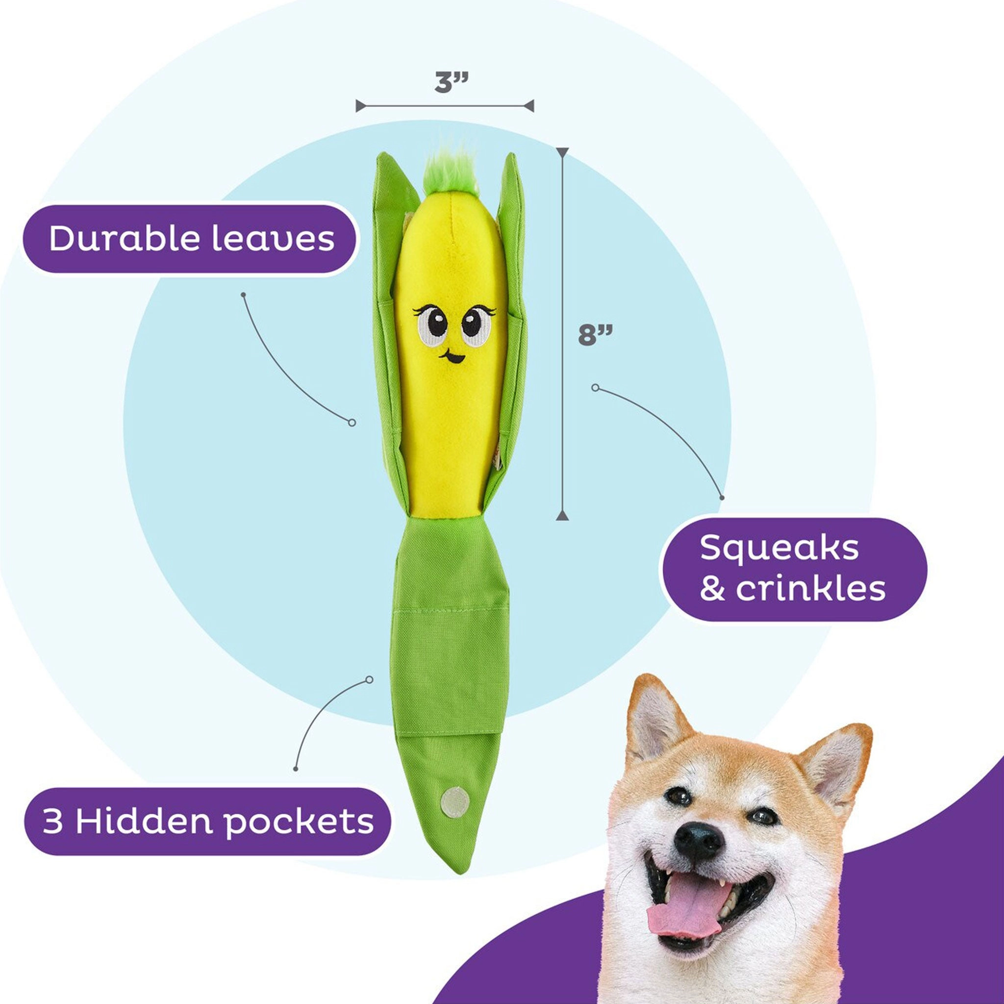 Nina Ottosson Hide n Find Corn Dog Toys